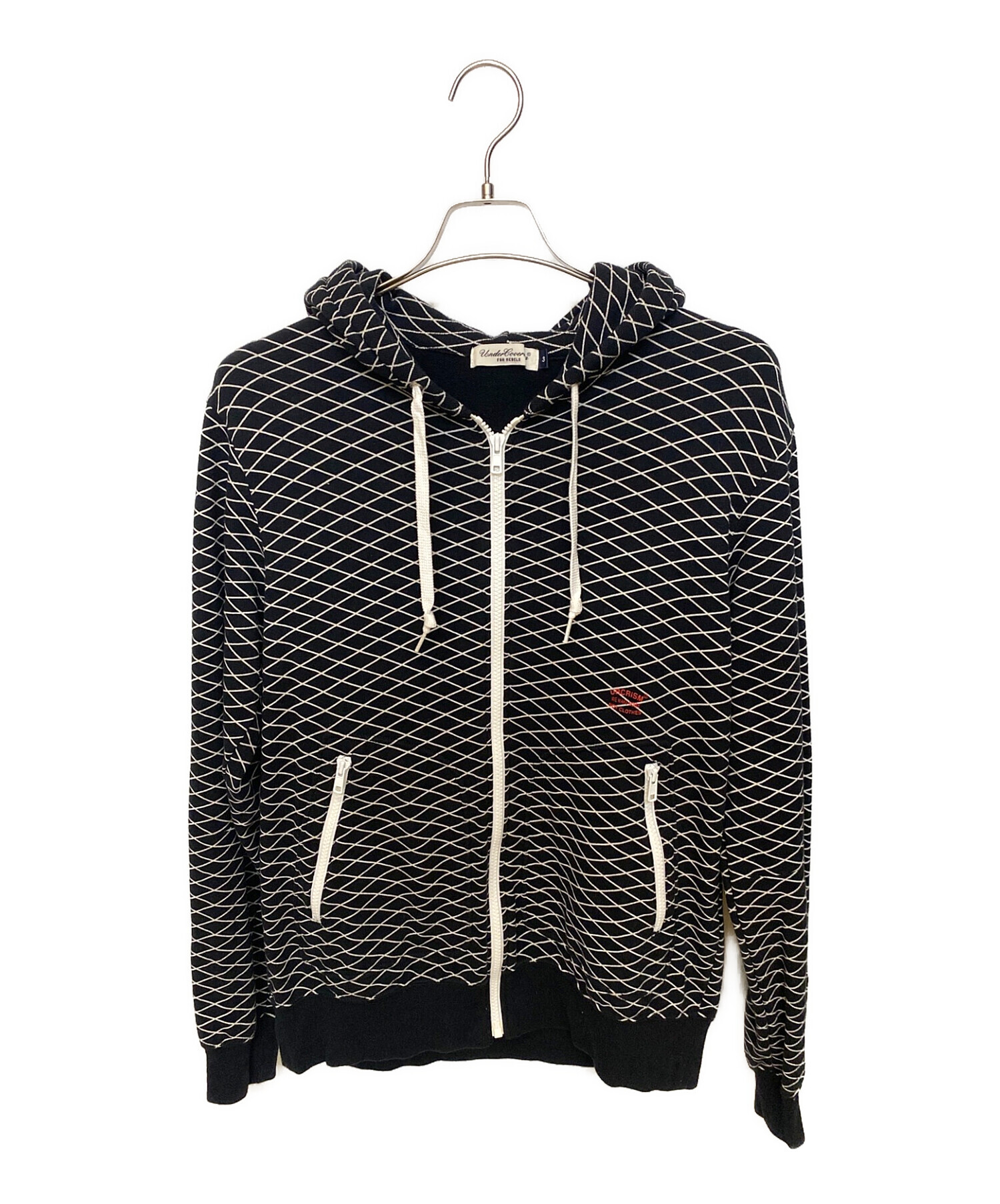 中古・古着通販】UNDERCOVERISM (アンダーカバーイズム) 格子柄ジップ 