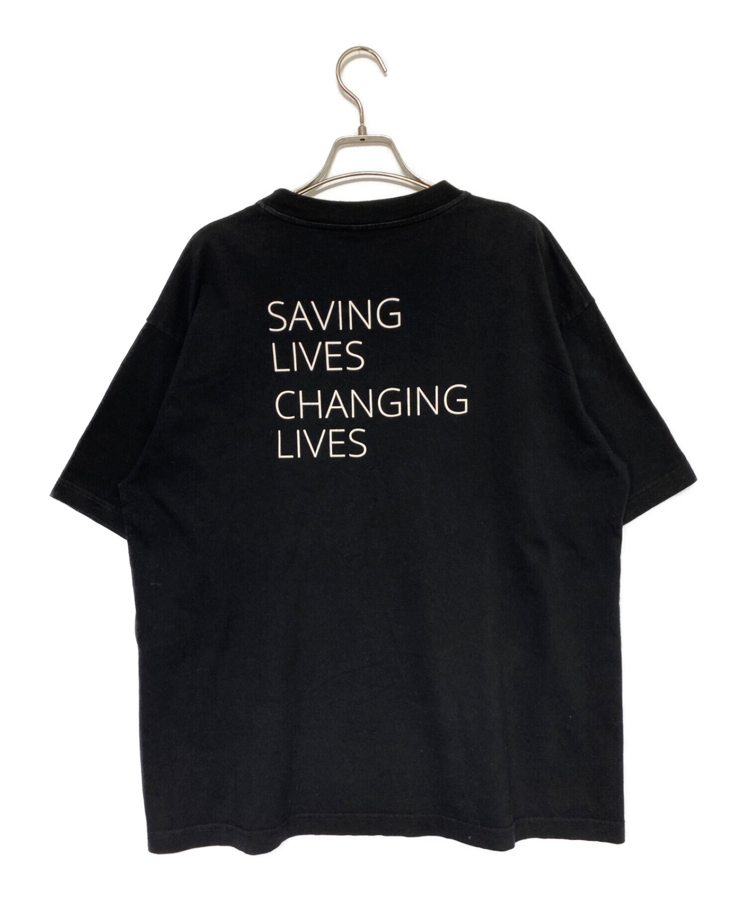 中古・古着通販】BALENCIAGA (バレンシアガ) WFP Tシャツ ブラック