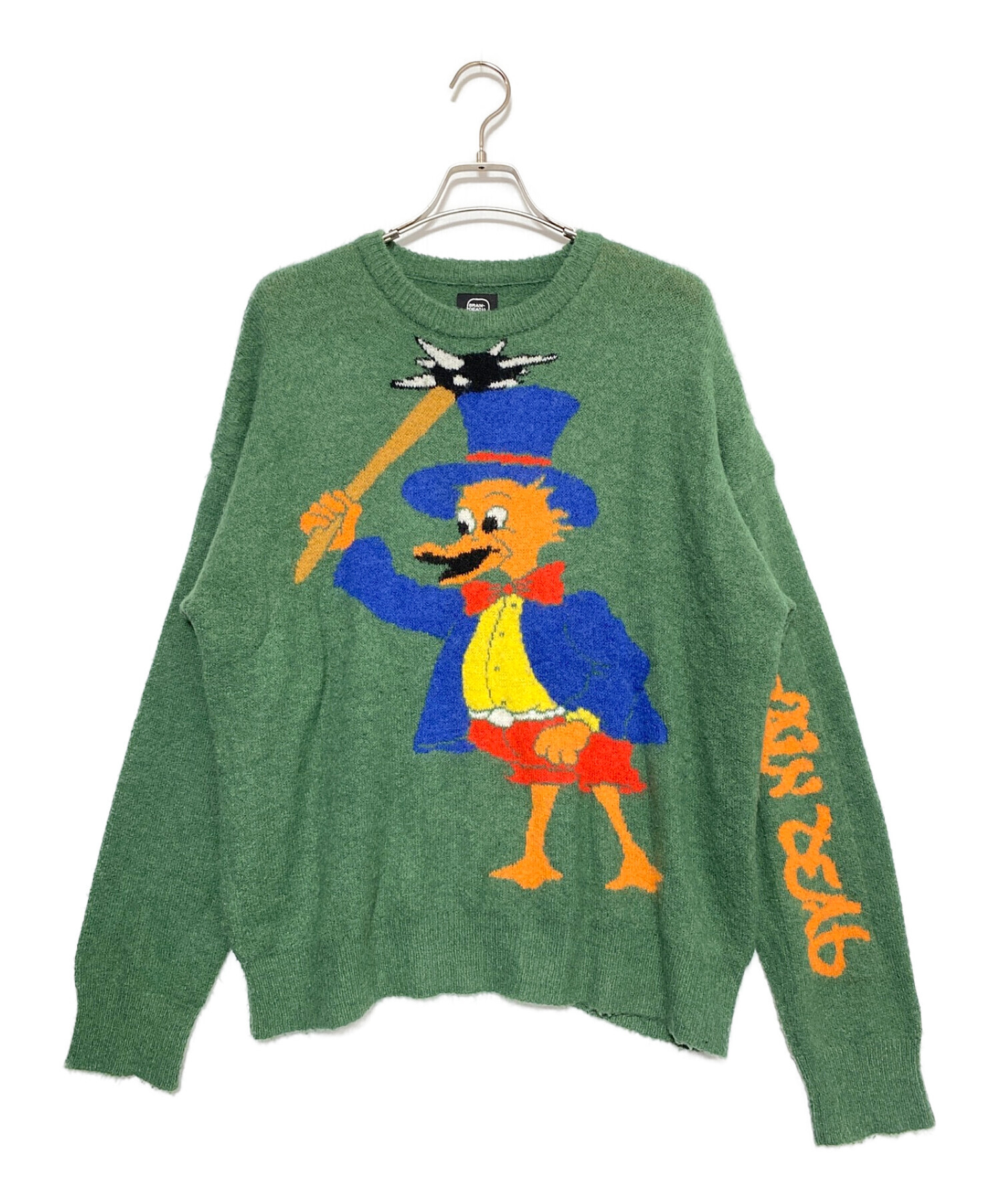 中古・古着通販】BRAIN DEAD (ブレインデッド) ニット グリーン サイズ