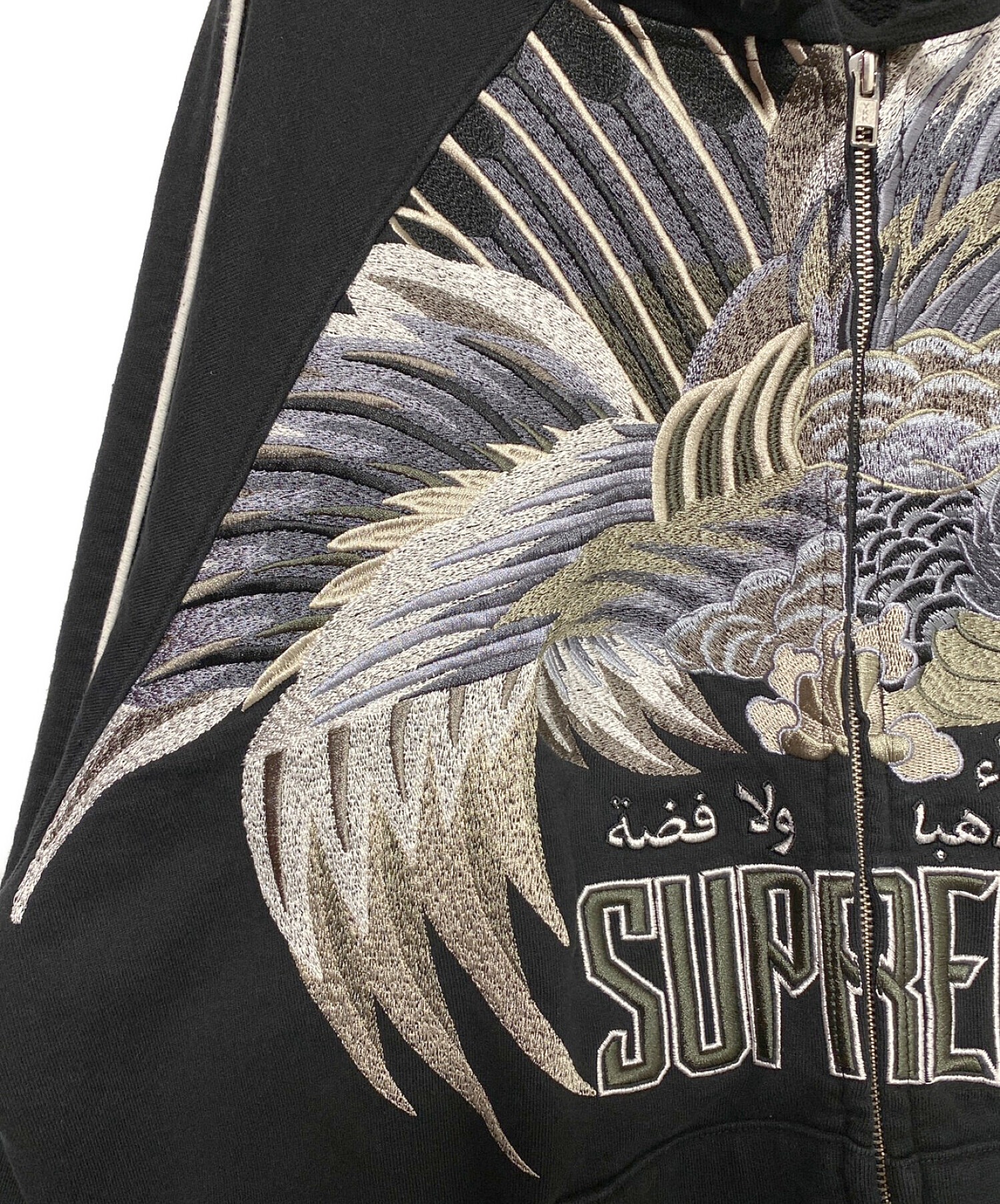 中古・古着通販】SUPREME (シュプリーム) FALCON RAGLAN ZIP UP HOODED 