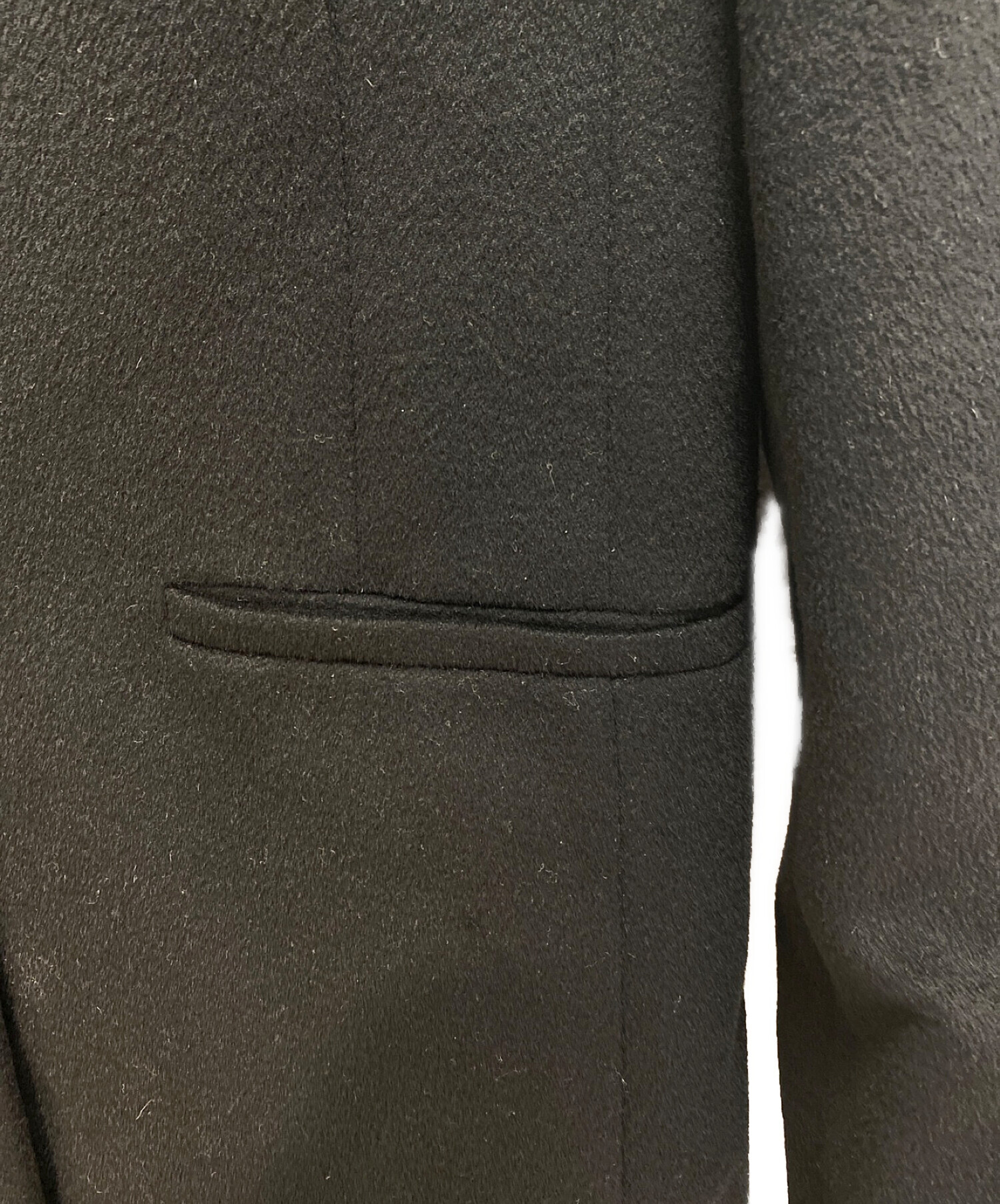 GUCCI グッチ チェスターコート 黒 38 美品 即日発送 中古・古着通販】GUCCI (グッチ) チェスターコート ブラック サイズ:38