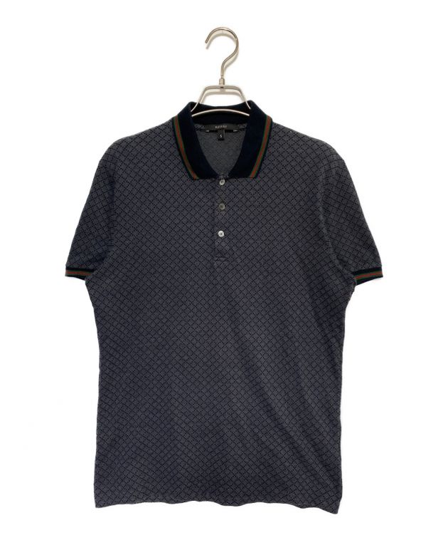 中古・古着通販】GUCCI (グッチ) Diamante Monogram Polo shirt グレー