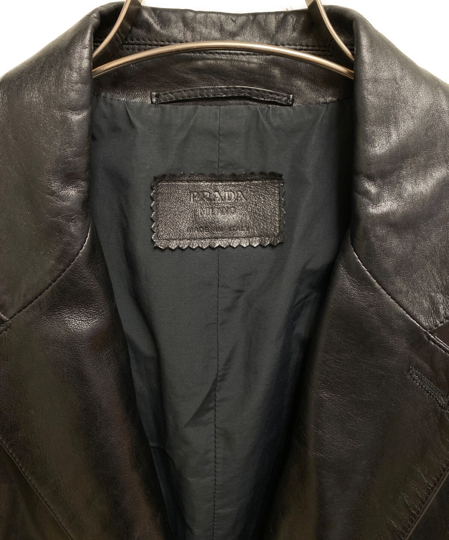 PRADA テーラードジャケット PRADA（プラダ）テーラードジャケット 茶 サイズ:46(M位) メンズ