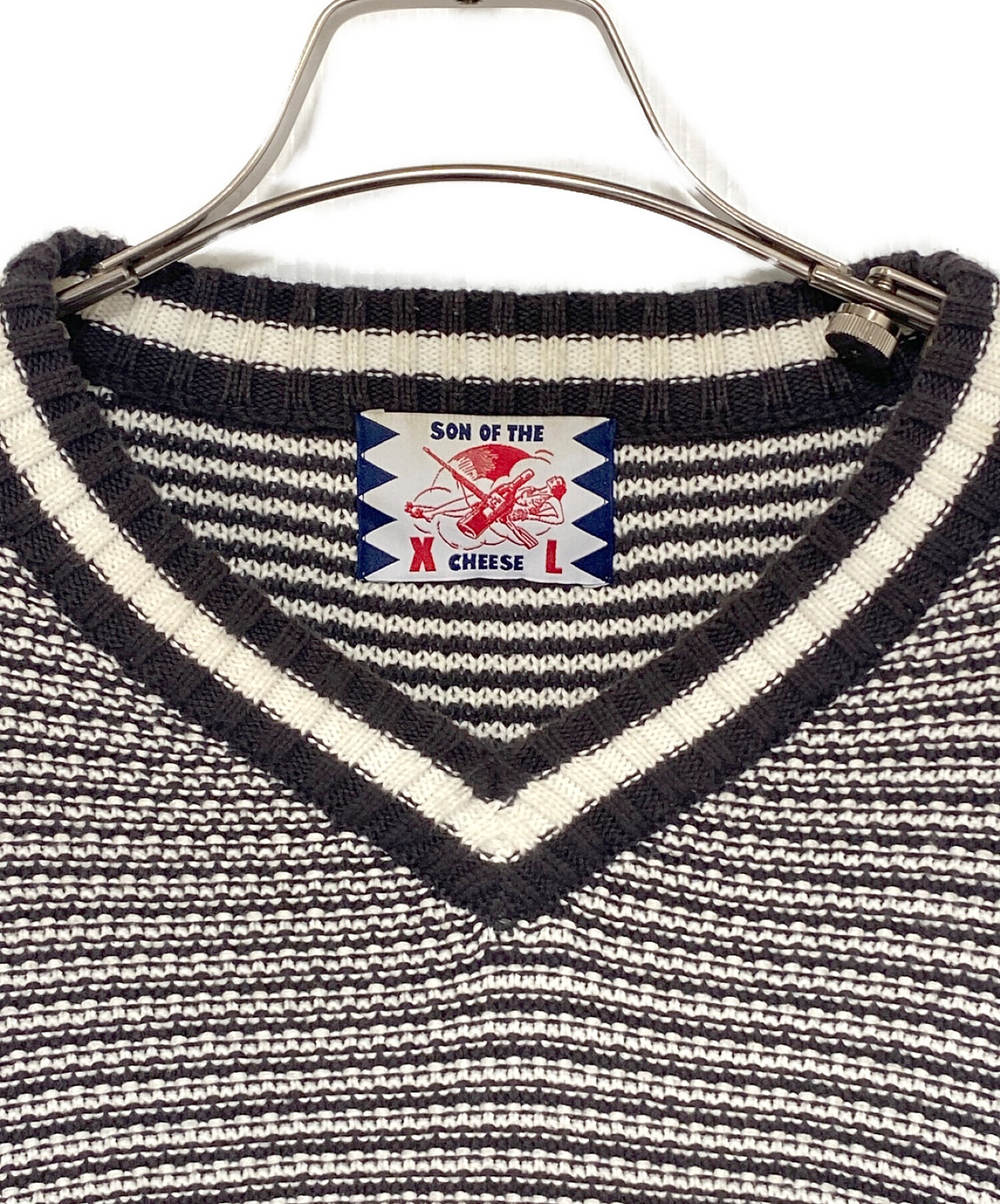 中古・古着通販】son of the cheese (（サノバチーズ）) 50% V knit 
