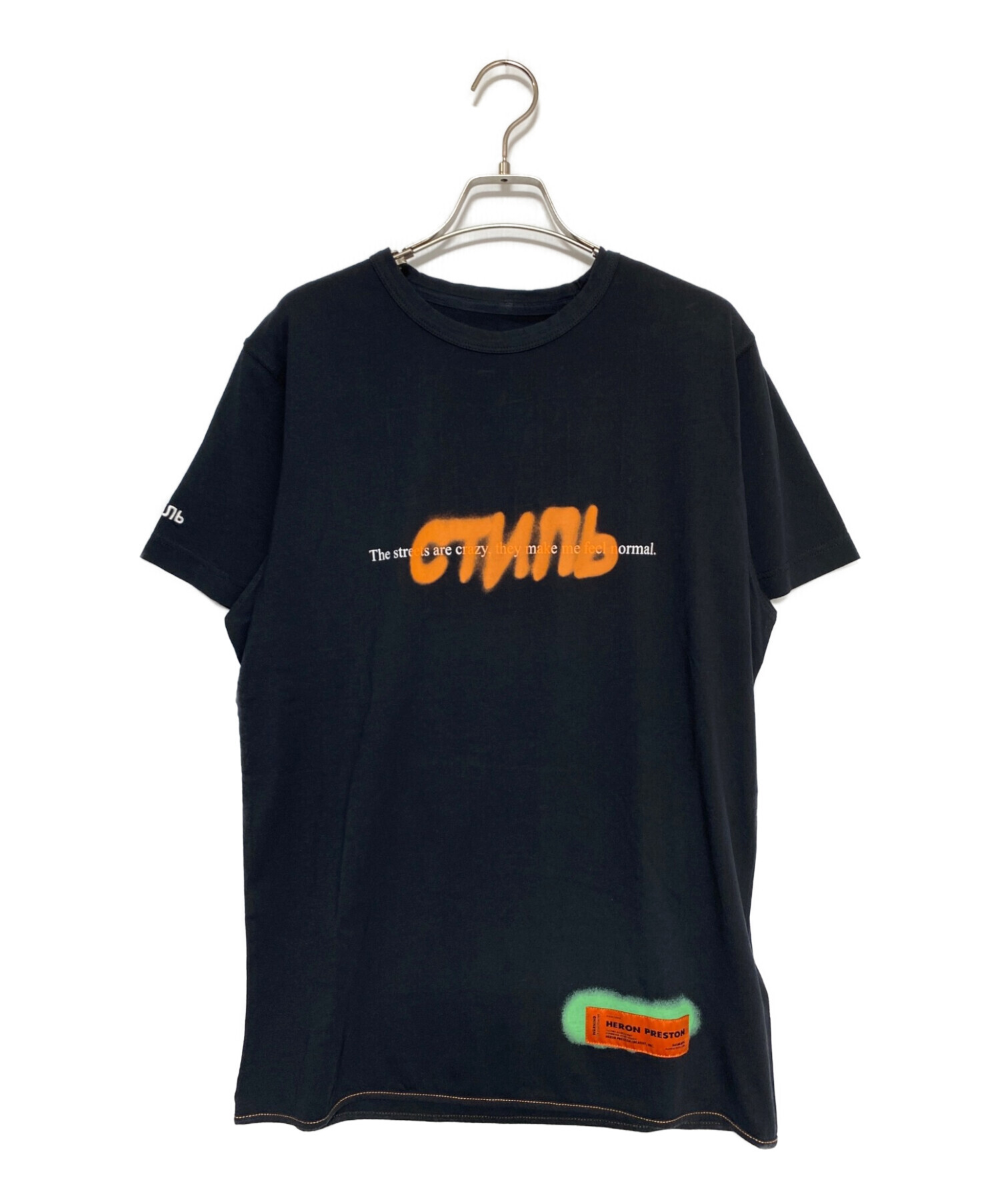 ヘロン・プレストン HERON PRESTON プリントTシャツ ヘロン プレストン メンズ Tシャツ トップス Logo T-Shirt ヘロン