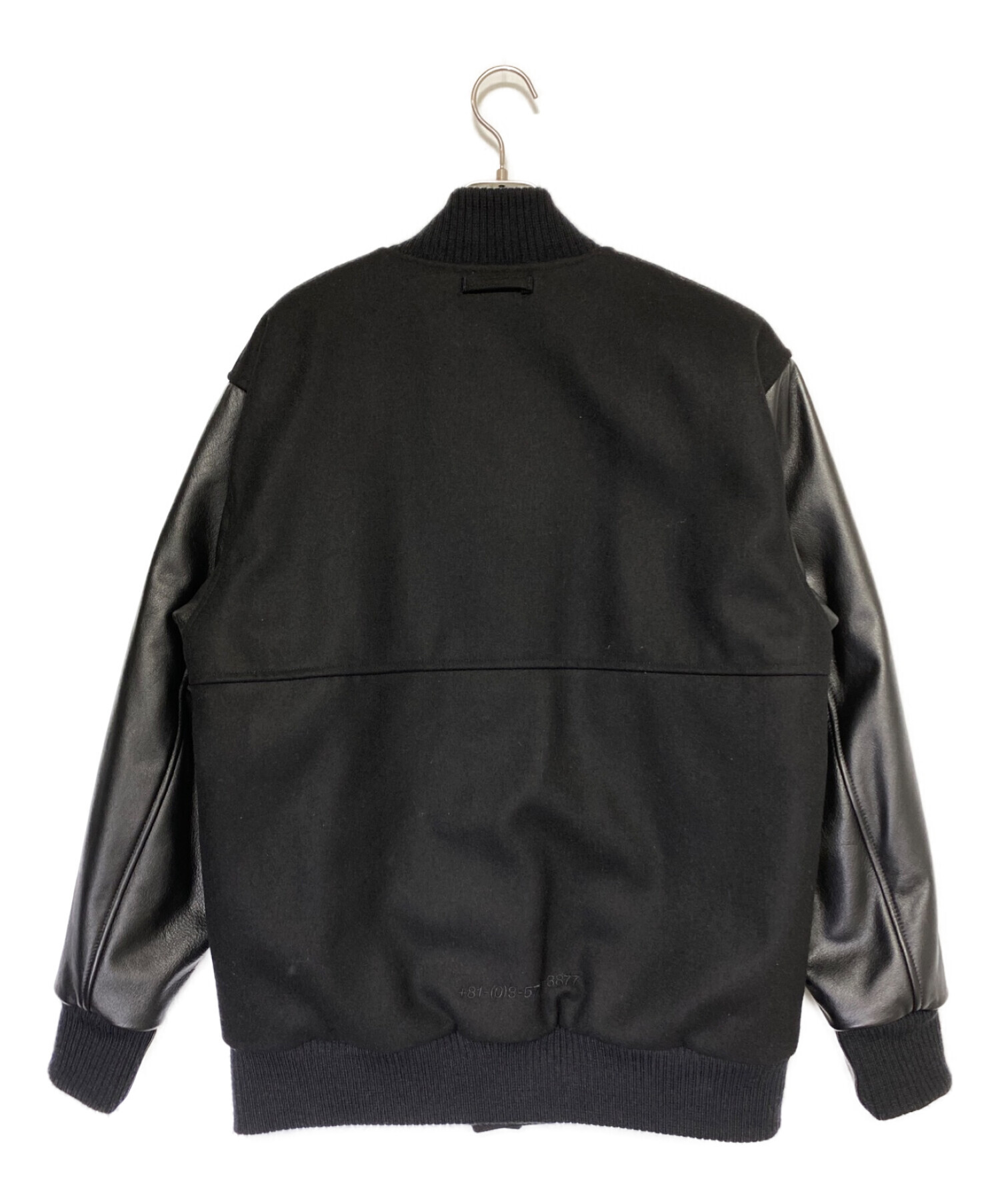 美品FAT スタジャン　FAT スタジャン skinny （Lサイズ） FAT(エフエーティー) / スタジャン/サイズ:FAT/ウール/ブラック