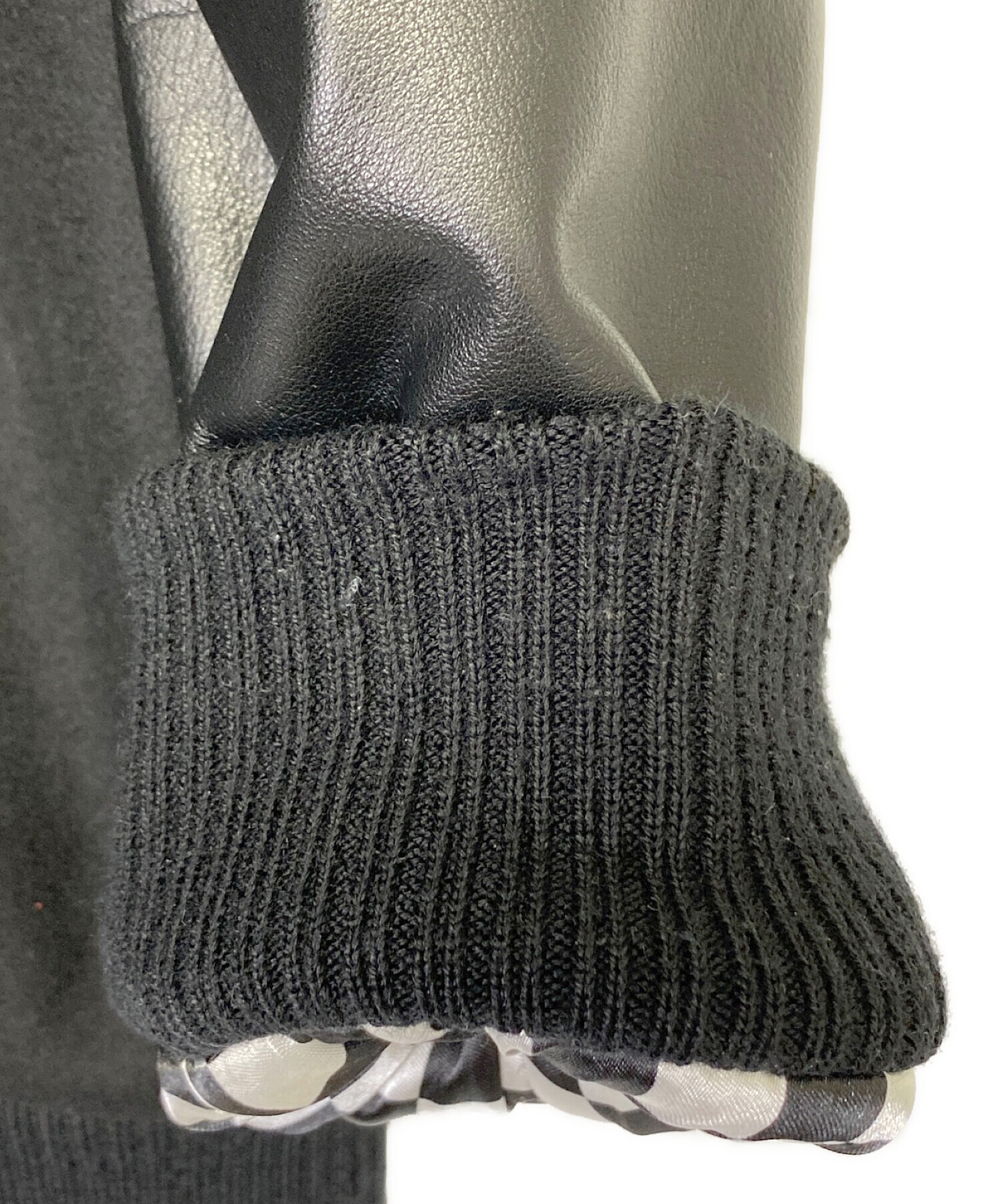 中古・古着通販】FAT (エフエーティー) スタジャン ブラック サイズ