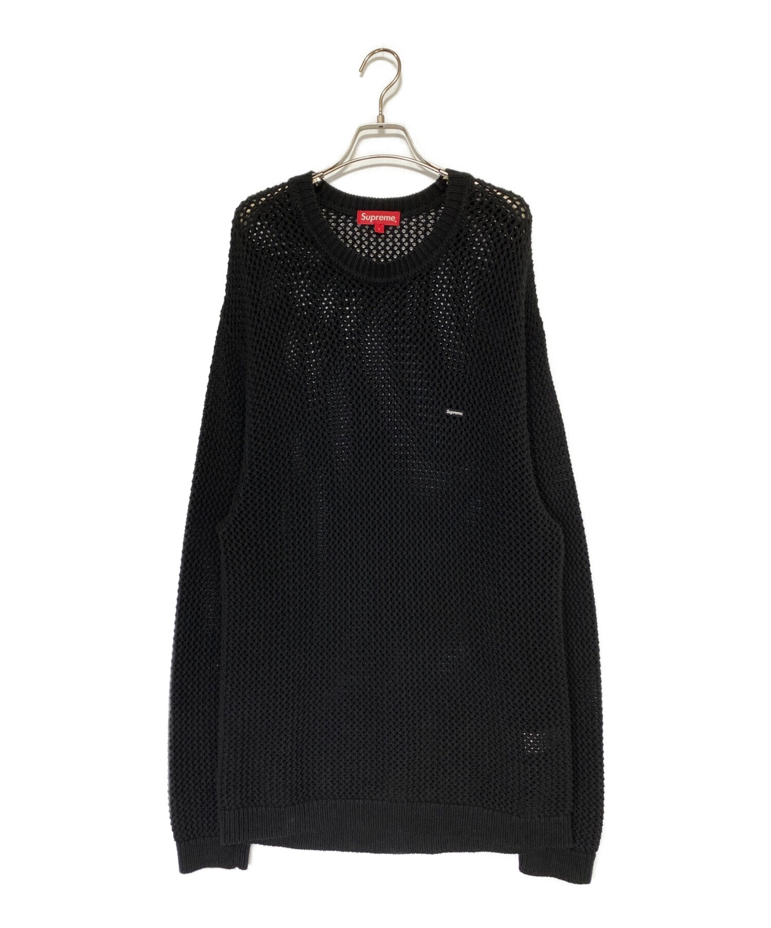 Supreme box logo sweater L black ニット 【公式通販】
