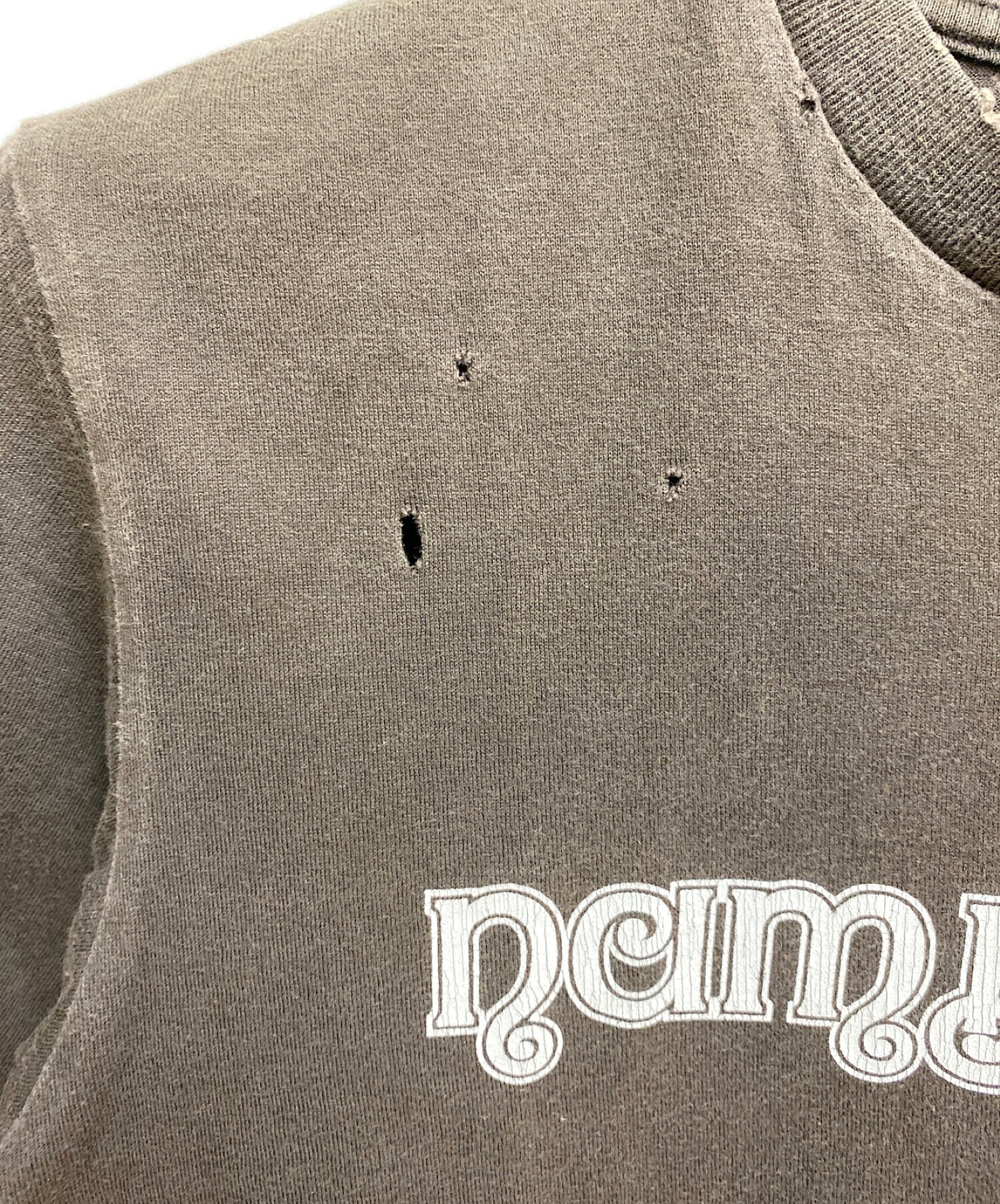中古・古着通販】NUMBER (N)INE (ナンバーナイン) 05SS ダメージ加工T