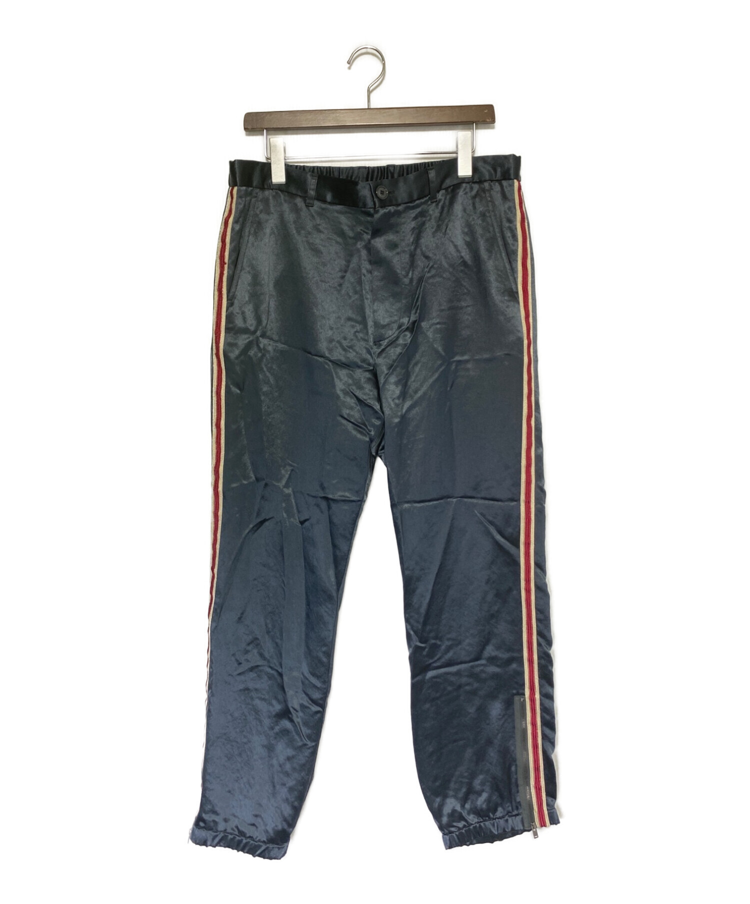 中古・古着通販】GUCCI (グッチ) サテンサイドラインジョガーパンツ 