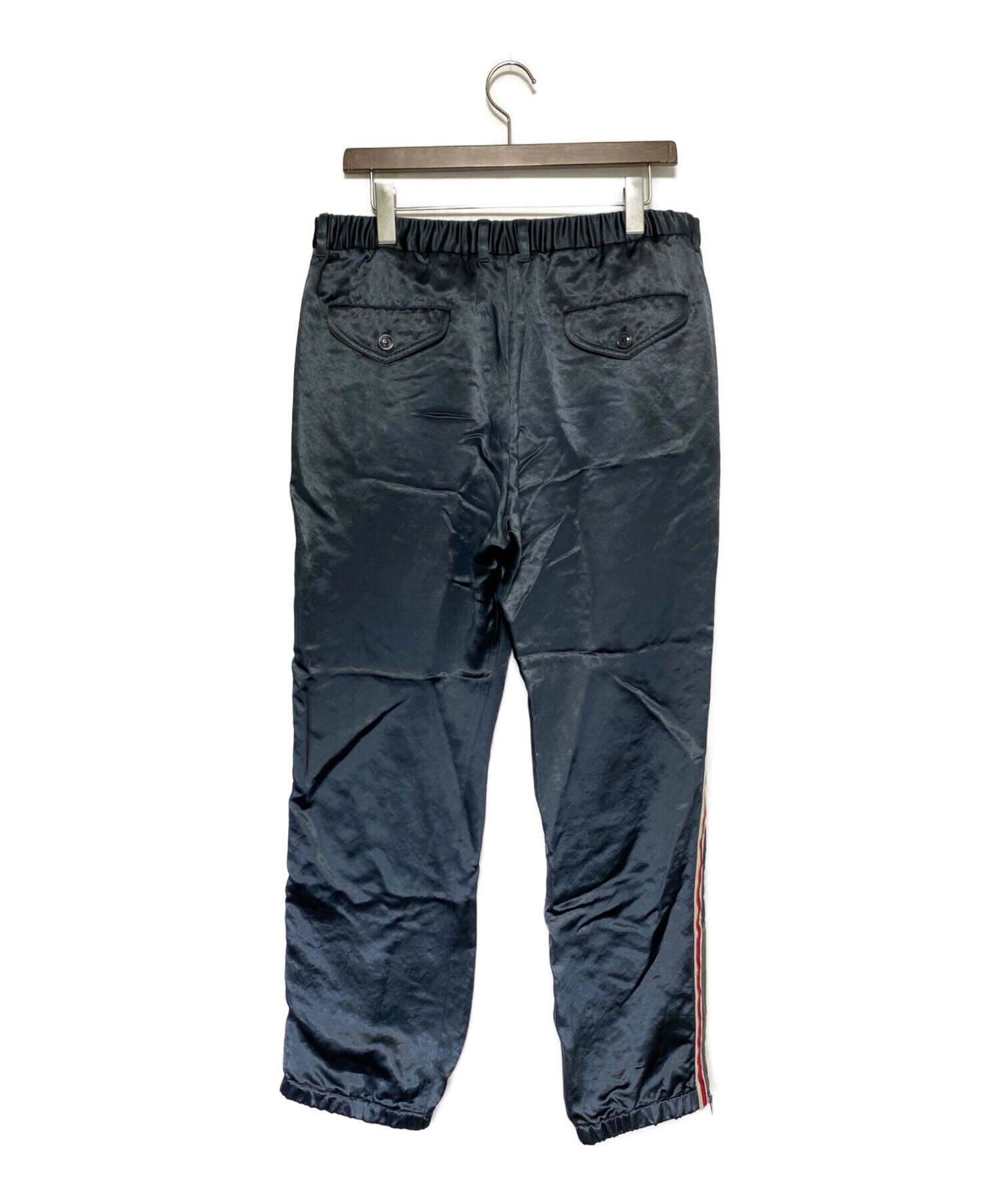 中古・古着通販】GUCCI (グッチ) サテンサイドラインジョガーパンツ 