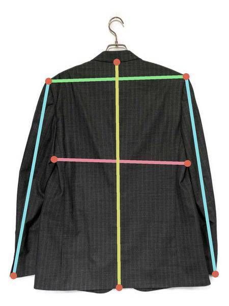 中古・古着通販】BALENCIAGA (バレンシアガ) ラバーロゴテーラード