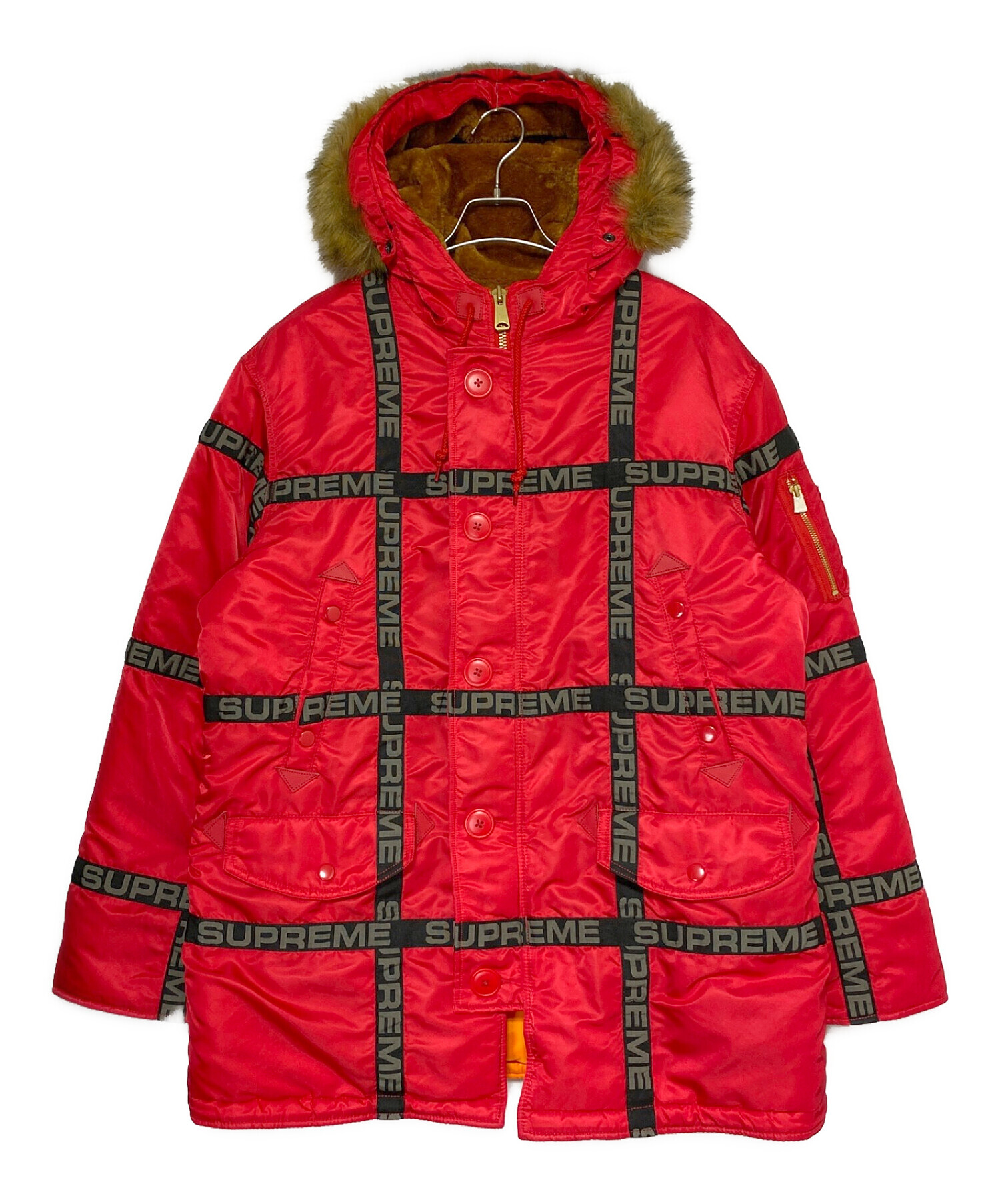 【専用】A/W Supreme Logo Tape N-3B Parka M Supreme Logo Tape N-3B Parka (FW18) - $378