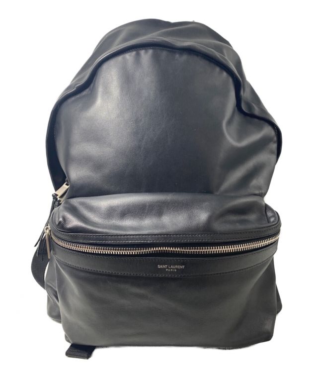 saint Laurent paris レザー バックパック 中古・古着通販】Saint Laurent Paris (サンローランパリ) レザー