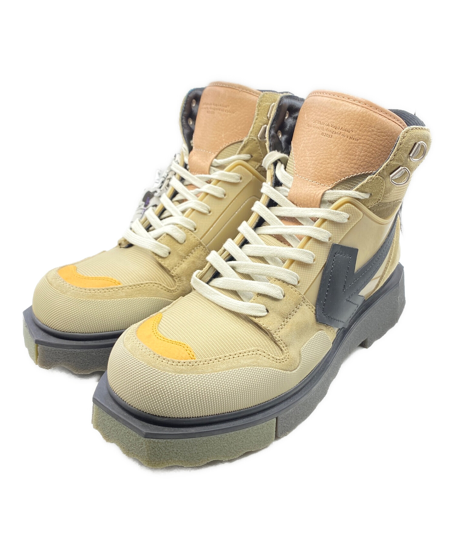 Off-White Arrow Motif Sneaker Boots. 中古・古着通販】OFFWHITE (オフホワイト) ARROW MOTIF LACE UP  main image 3