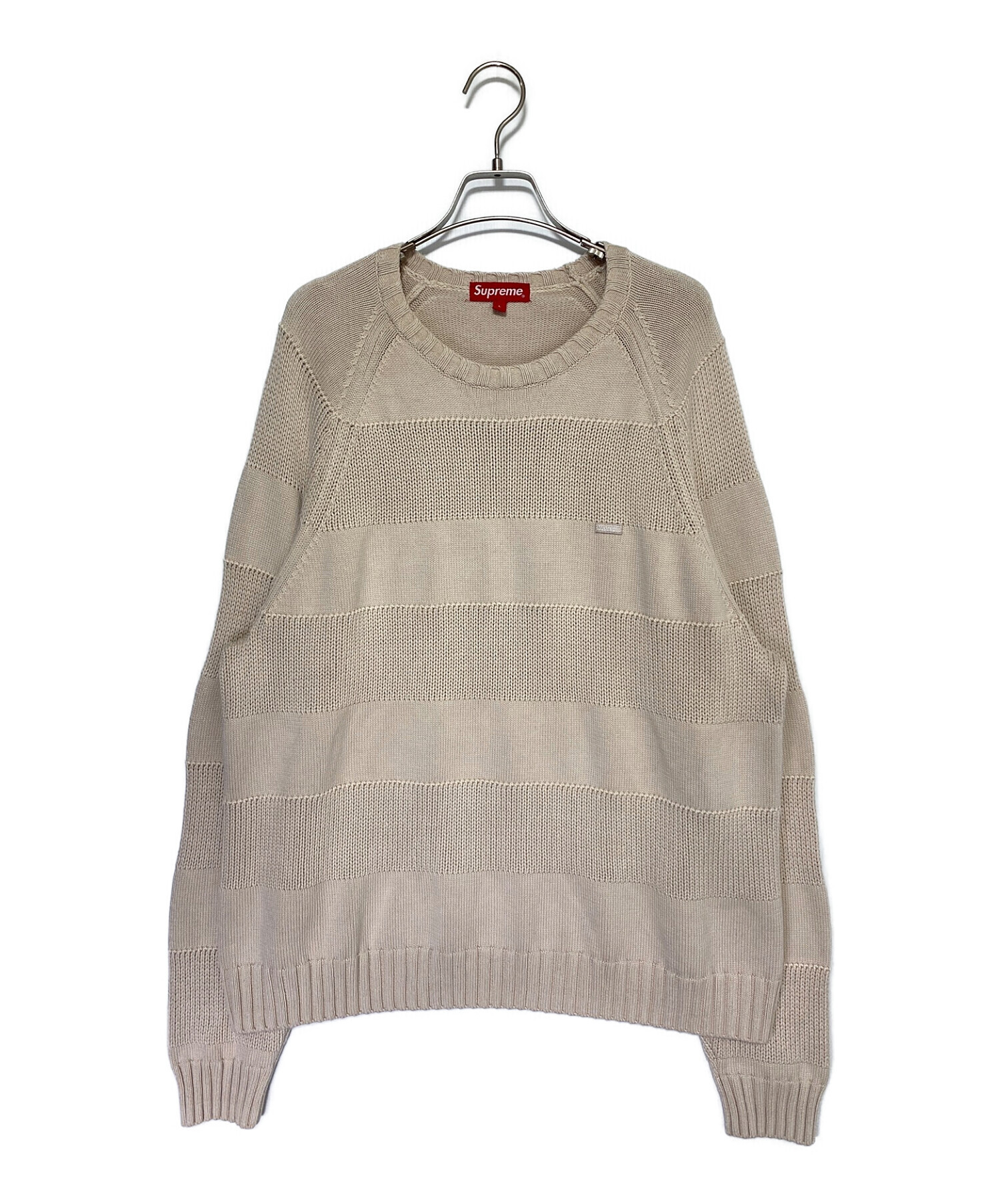 y*i様 supreme small box stripe sweater SS Supreme-Small-Box-Stripe-
