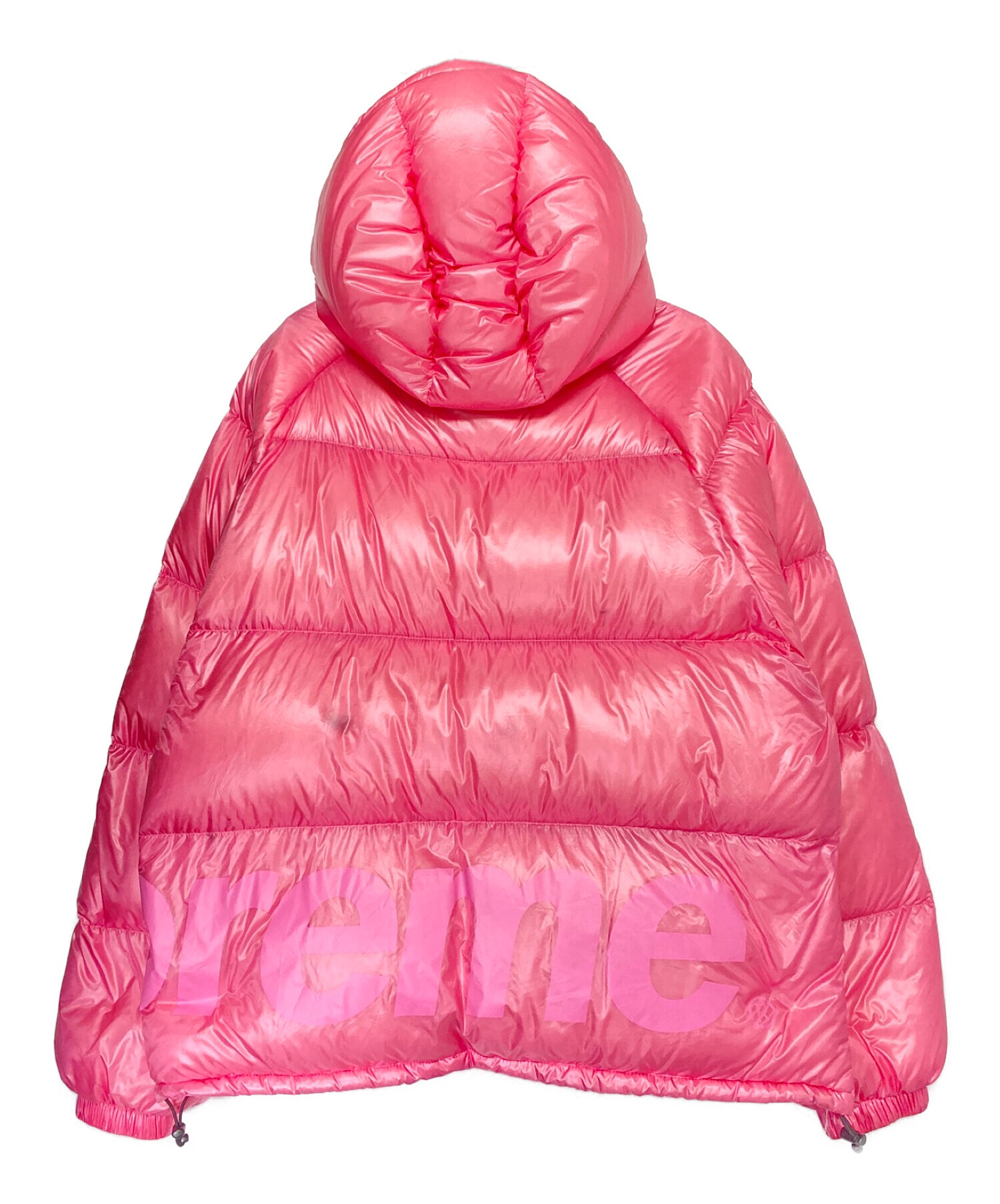 新品未使用 Supreme フード付きダウンジャケット ピンク M 中古・古着通販】SUPREME (シュプリーム) HOODED DOWN JACKET ピンク