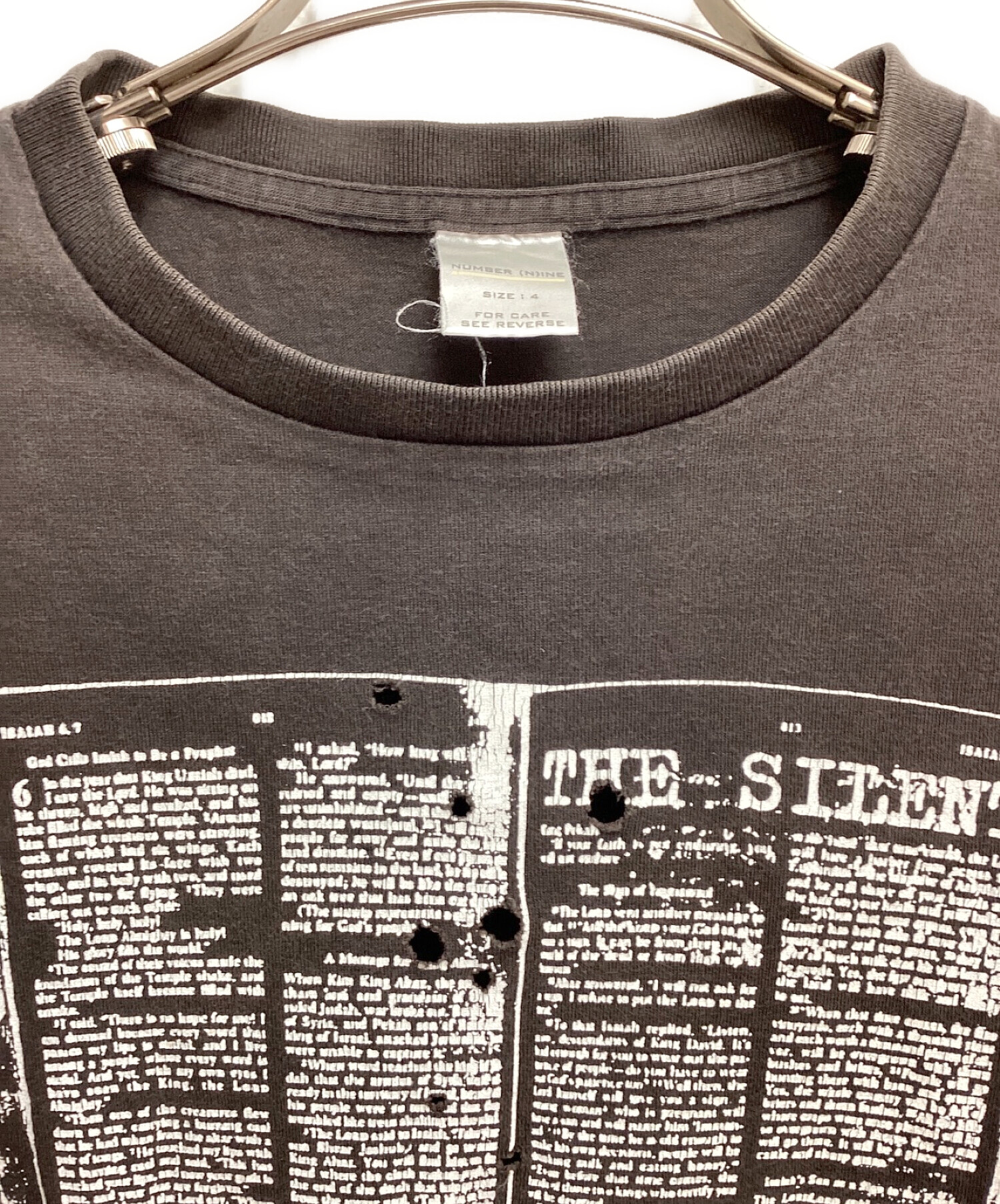 中古・古着通販】NUMBER (N)INE (ナンバーナイン) BIBLE TEE(バイブル 