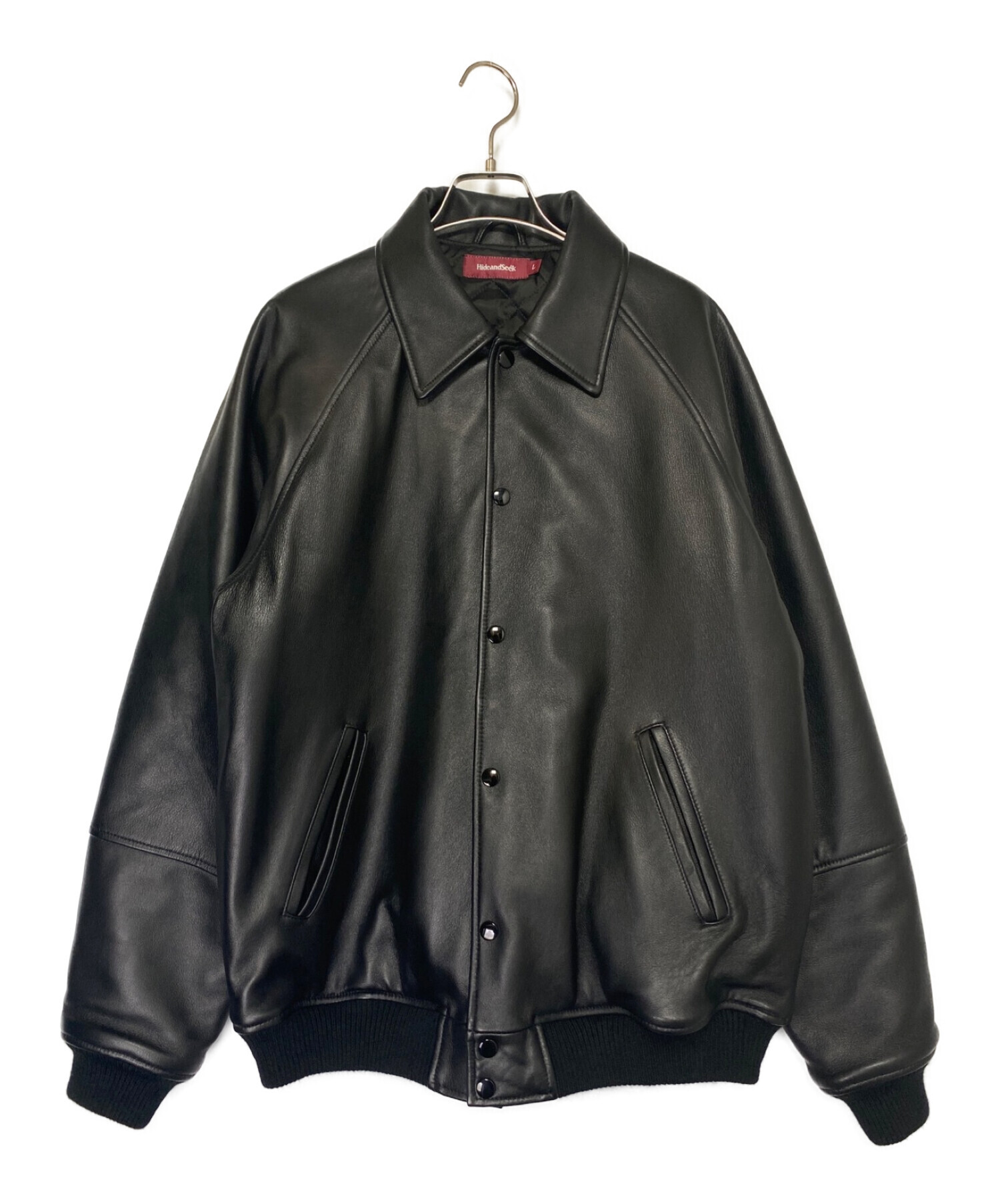 中古・古着通販】HIDE AND SEEK (ハイドアンドシーク) Leather Jacket 