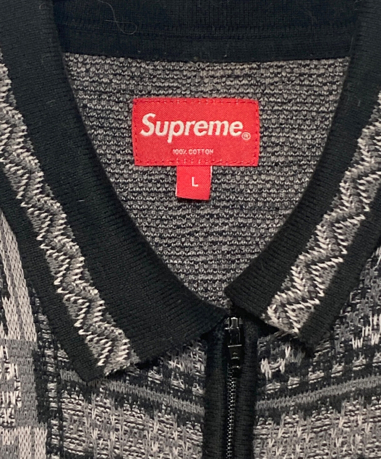 中古・古着通販】SUPREME (シュプリーム) Patchwork Knit Zip Up Polo