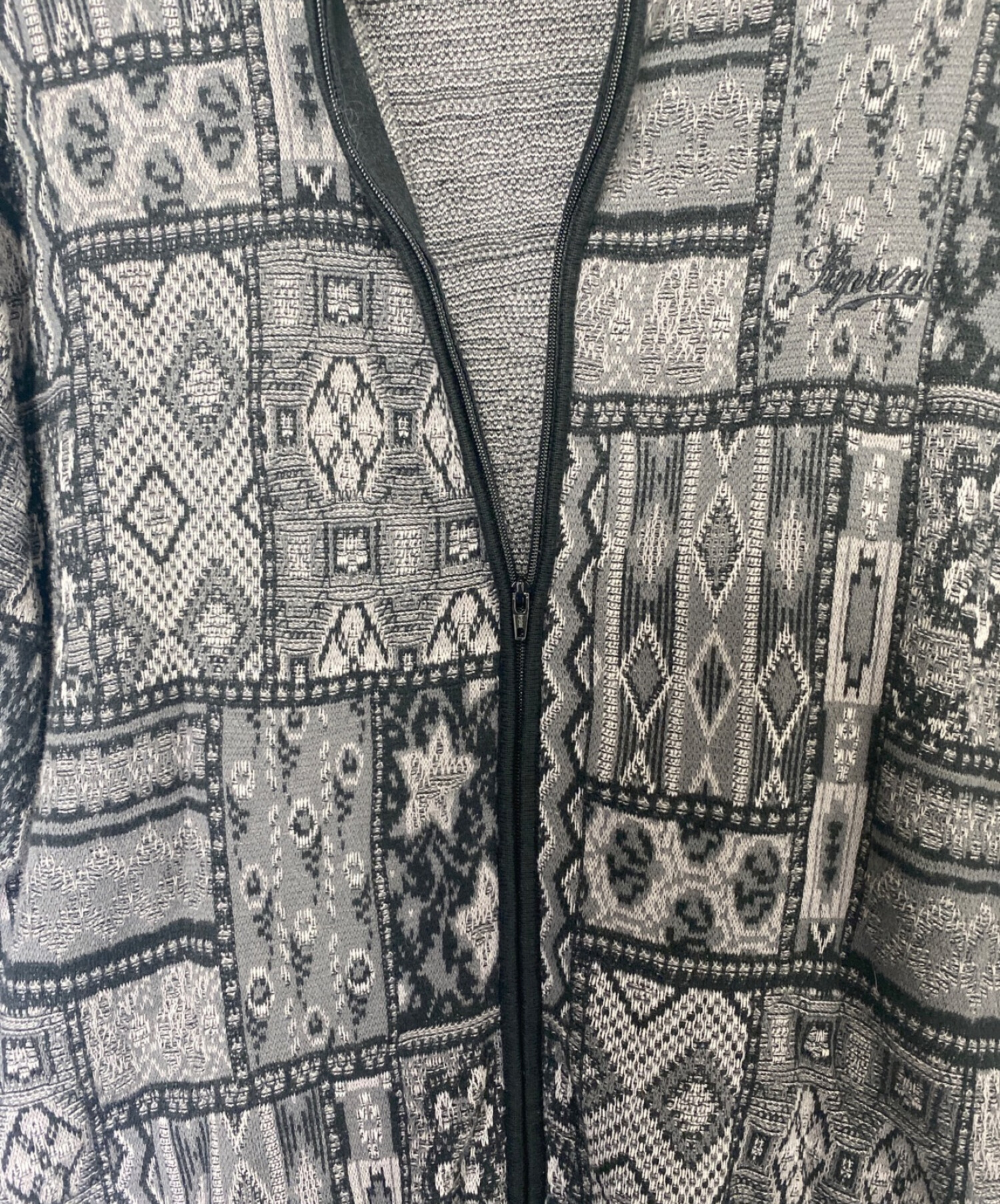 中古・古着通販】SUPREME (シュプリーム) Patchwork Knit Zip Up Polo