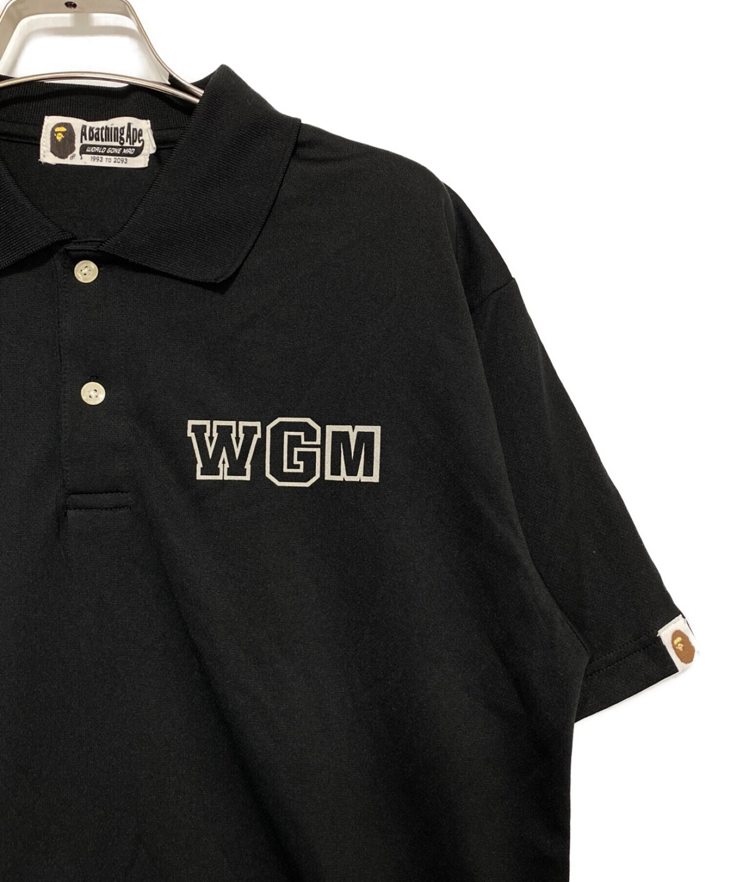 A Bathing Ape 黒ポロシャツ Sサイズ 中古・古着通販】A BATHING APE (アベイシングエイプ) ポロシャツ