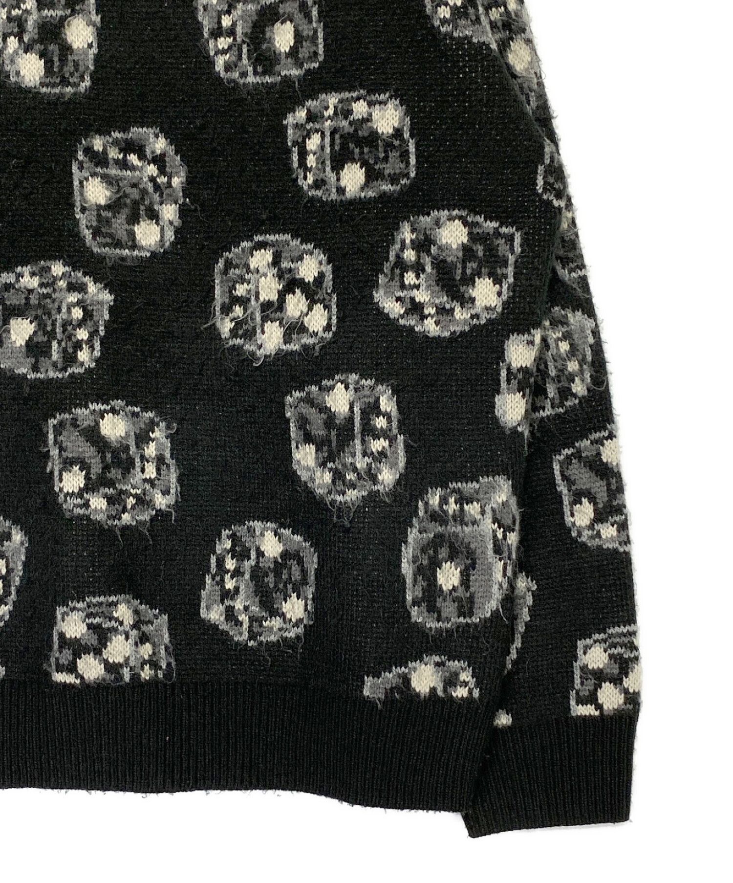 中古・古着通販】SUPREME (シュプリーム) Dice Sweater ブラック 