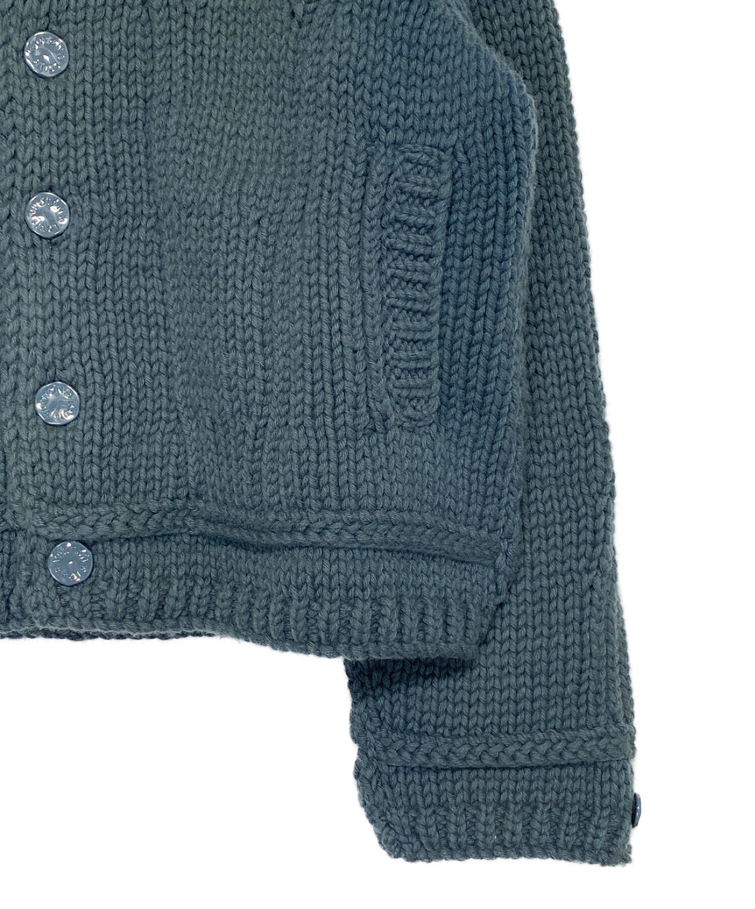 LOUIS VUITTON ルイヴィトン　ニットジャケット　コットン 中古・古着通販】LOUIS VUITTON (ルイ ヴィトン) チャンキーボタン