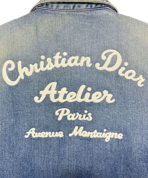 Dior デニムキャスケット CDロゴ刺繍 中古・古着通販】Dior (ディオール) ATELIER チェーンステッチ デニム