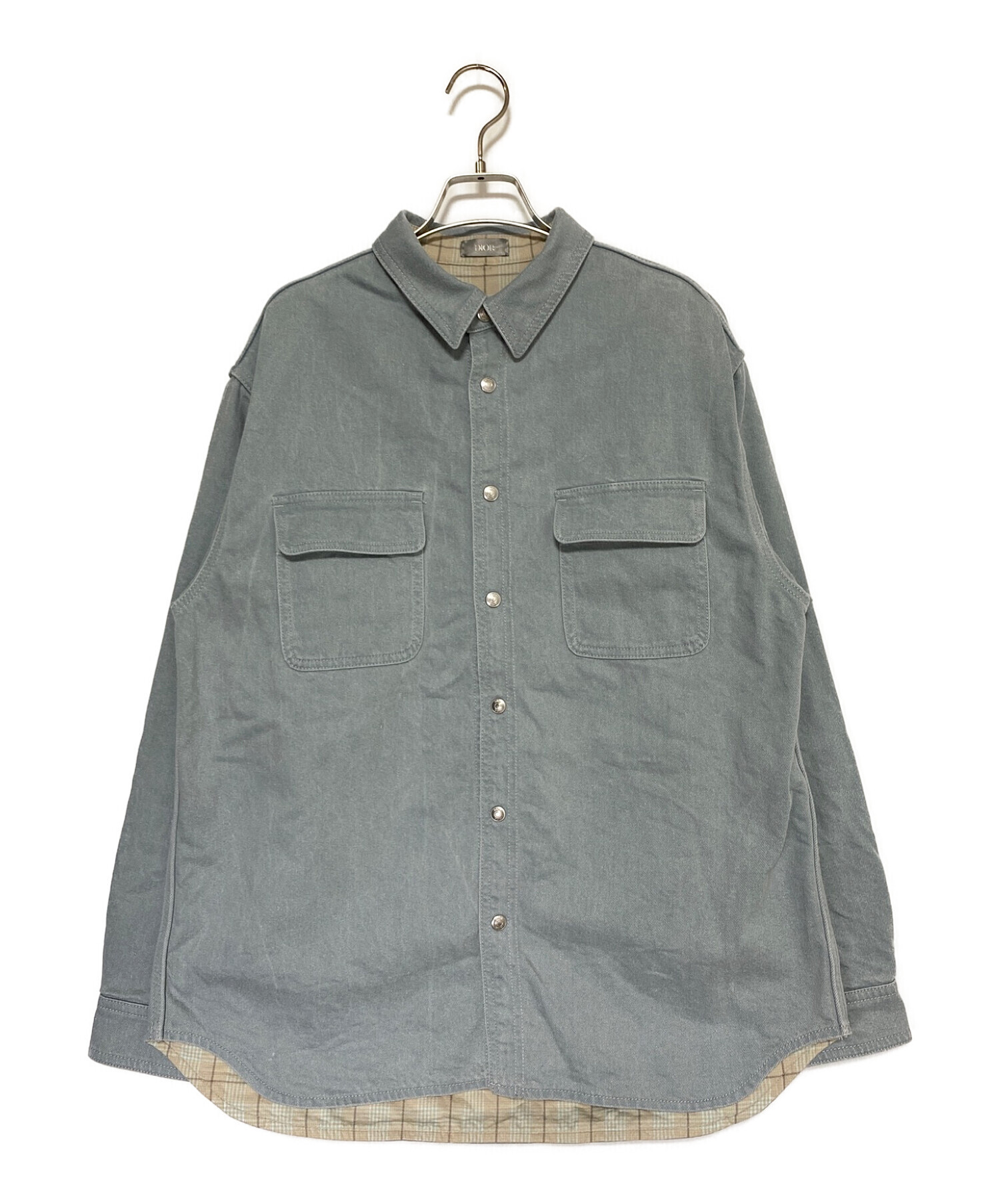 中古・古着通販】Dior (ディオール) COUTURE リバーシブルシャツ 中古・古着通販】Dior (ディオール) COUTURE リバーシブルシャツ