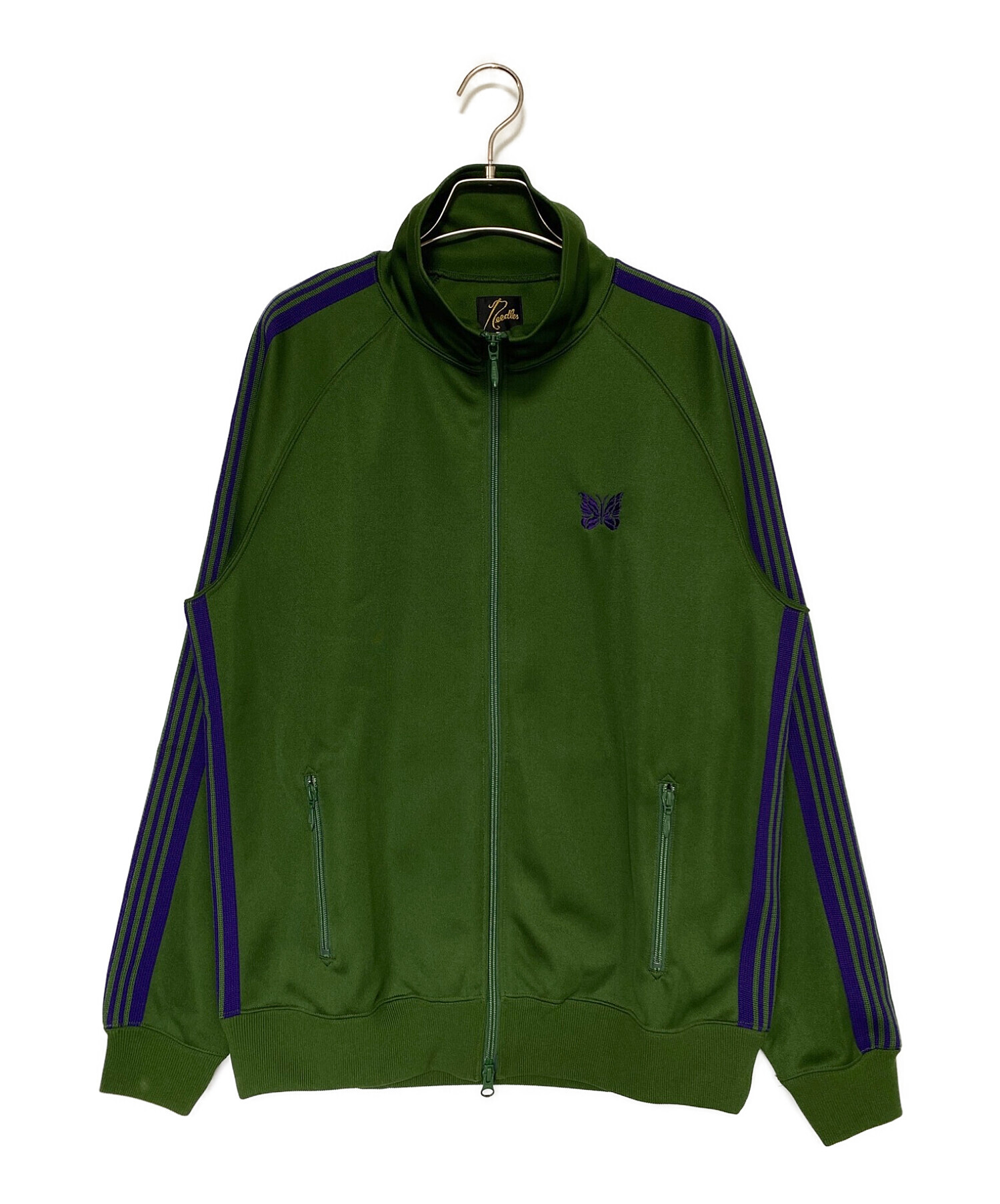 中古・古着通販】Needles (ニードルス) TRACK JACKET グリーン サイズ