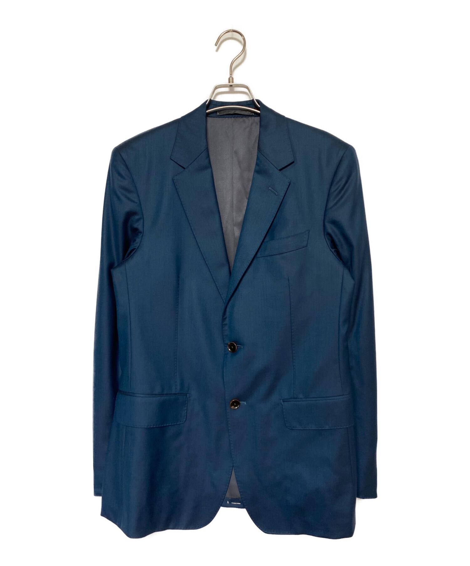 早い者勝ち】 DORMEUIL テーラードジャケット 青 DORMEUIL テーラード 