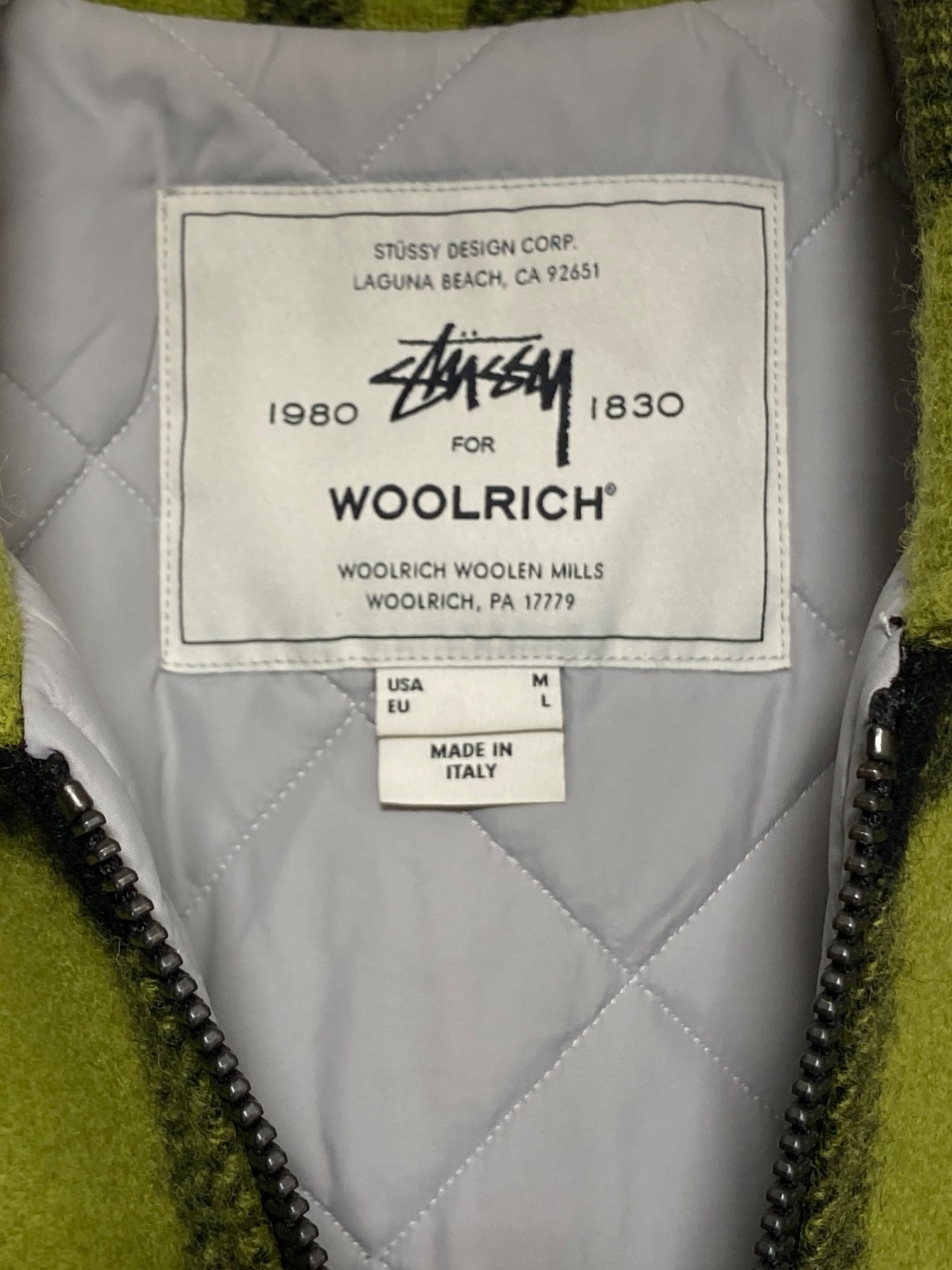 中古・古着通販】stussy (ステューシー) WOOLRICH (ウールリッチ