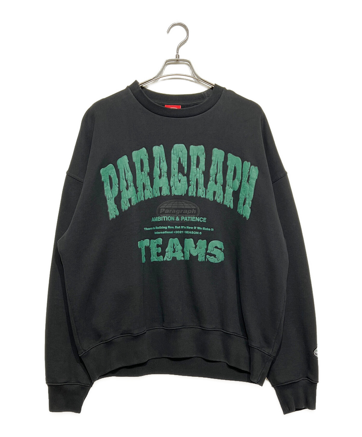 中古・古着通販】paragraph (パラグラフ) スウェット ブラック