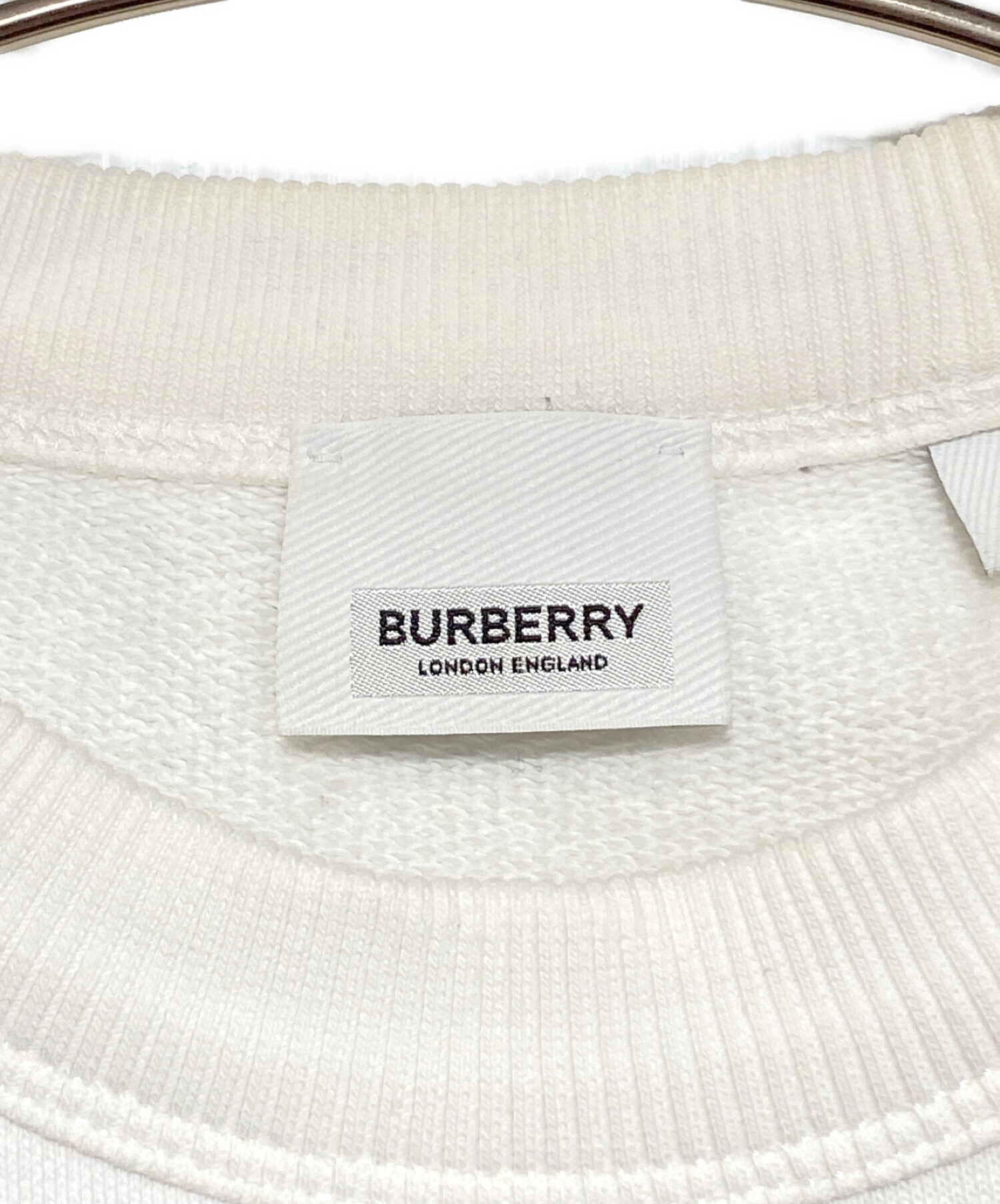 BURBERRY バーバリー スウェット レディース 【古着】【中古】 中古・古着通販】BURBERRY (バーバリー) スウェット ホワイト サイズ:M
