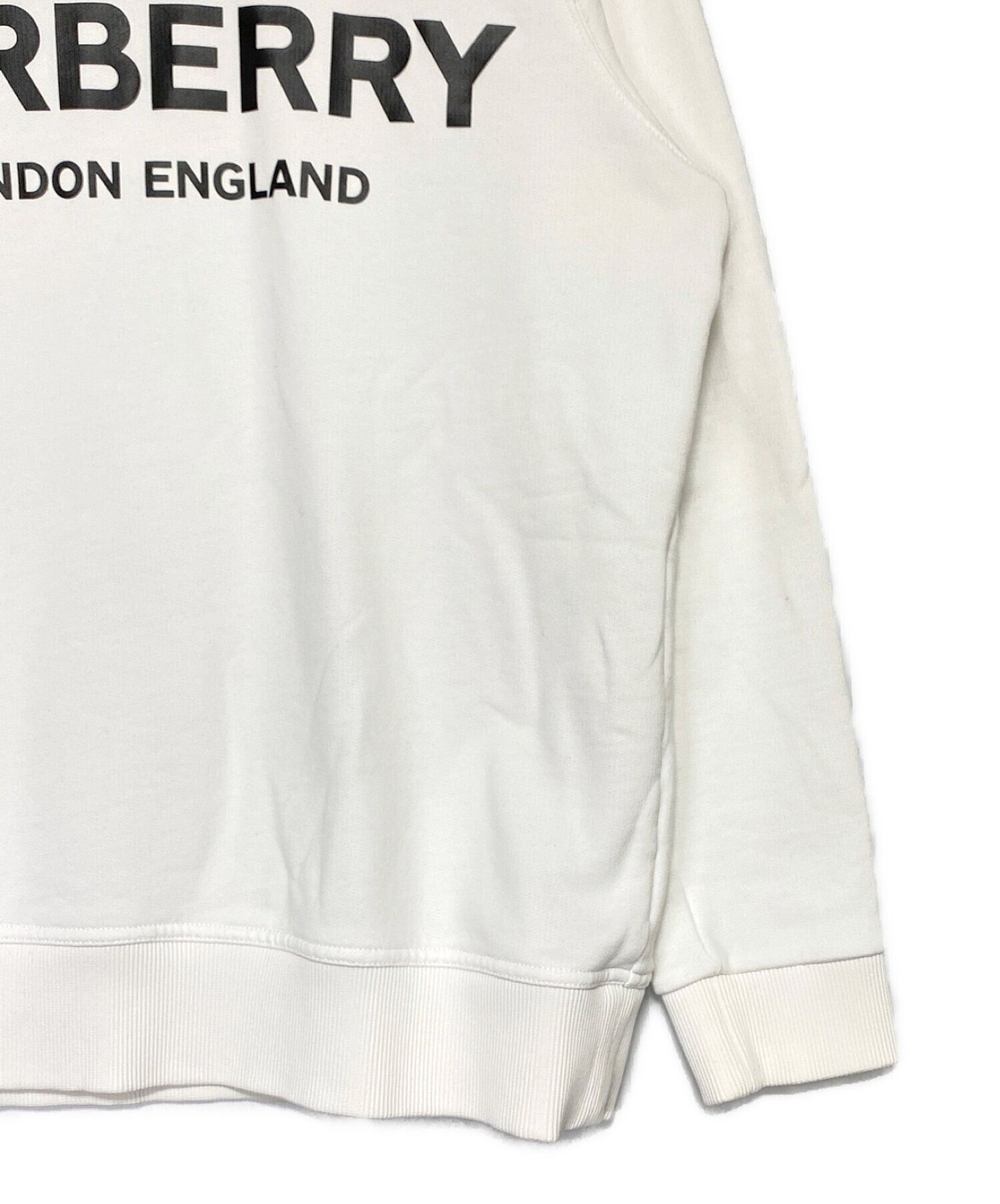 ✨現行✨BURBERRY ホワイト トレーナー スウェット リカルドティッシ ✨現行✨BURBERRY ホワイト トレーナー スウェット リカルドティッシ