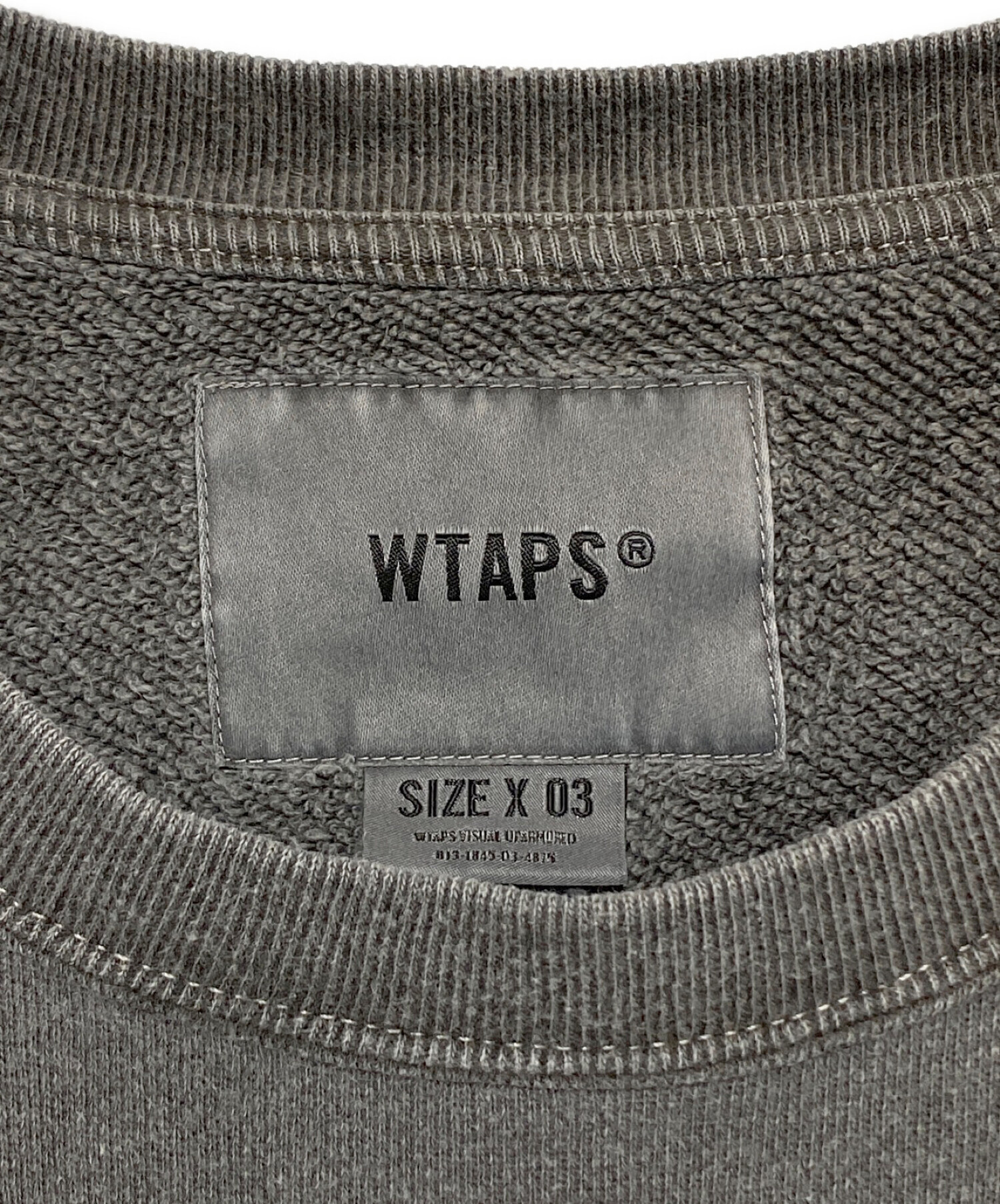 中古・古着通販】WTAPS (ダブルタップス) BIRTH / SWEATER グレー 