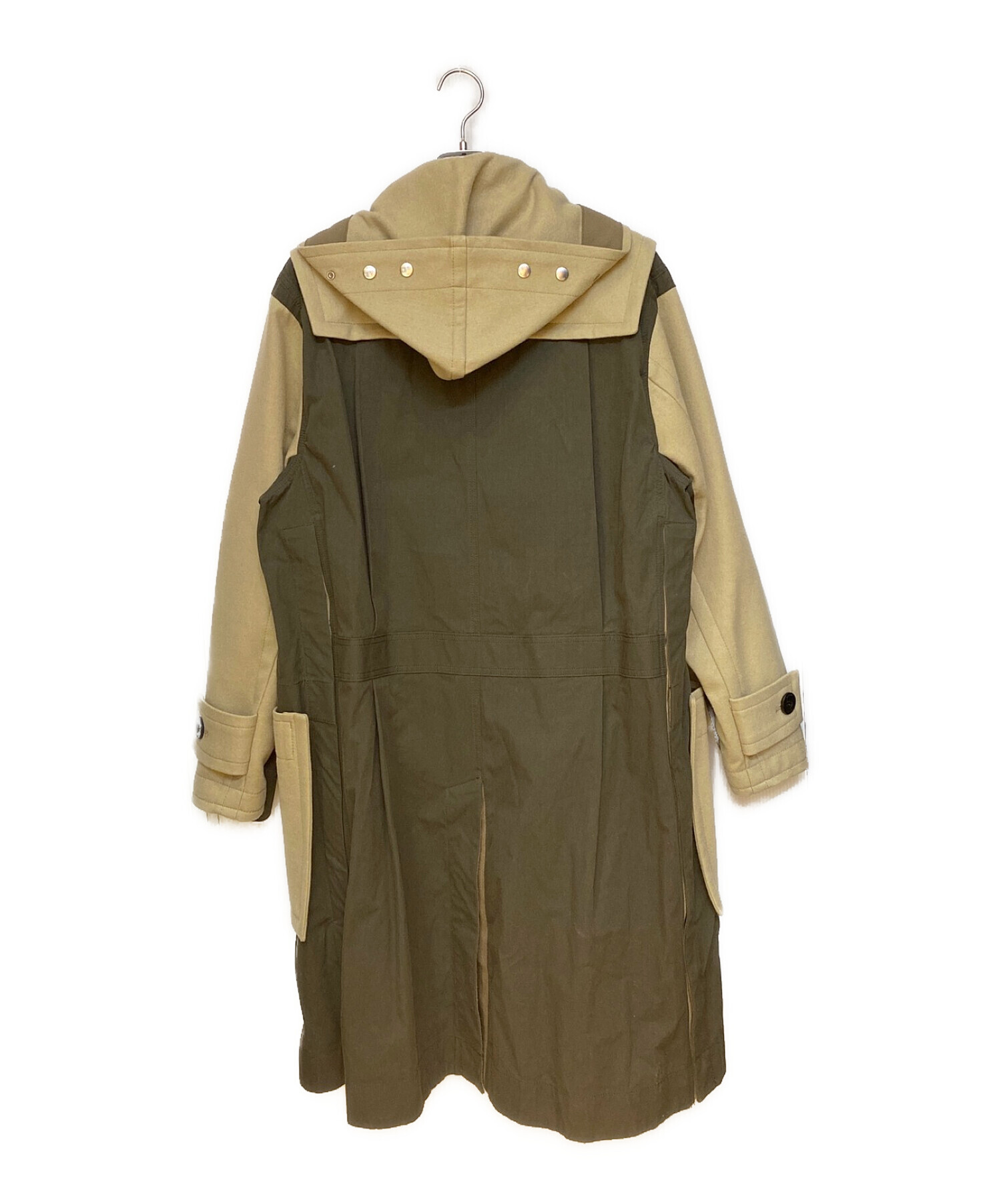 中古・古着通販】sacai (サカイ) Wool Melton Coat ベージュ サイズ:2 