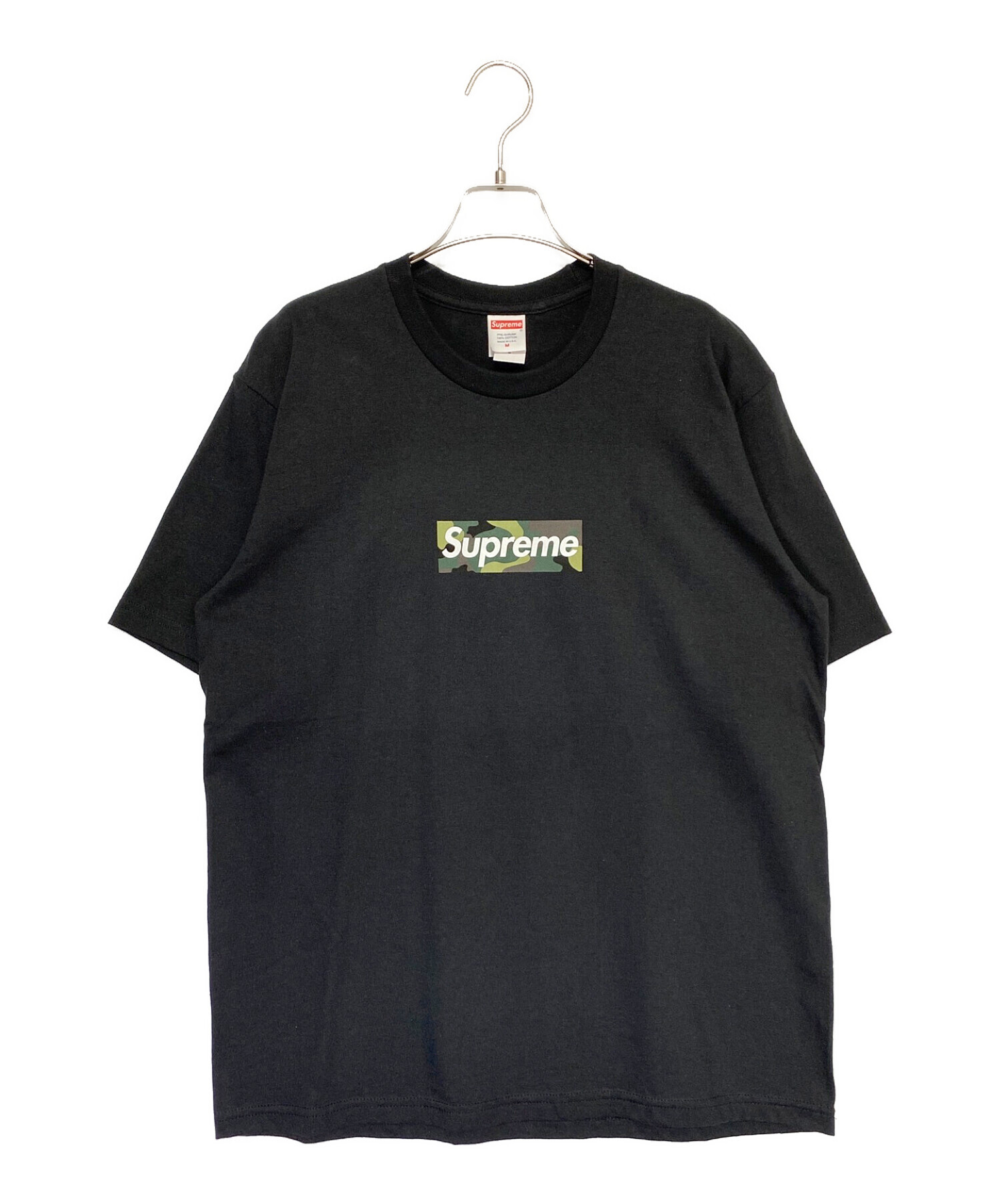 中古・古着通販】SUPREME (シュプリーム) CAMO BOX LOGO TEE ブラック 
