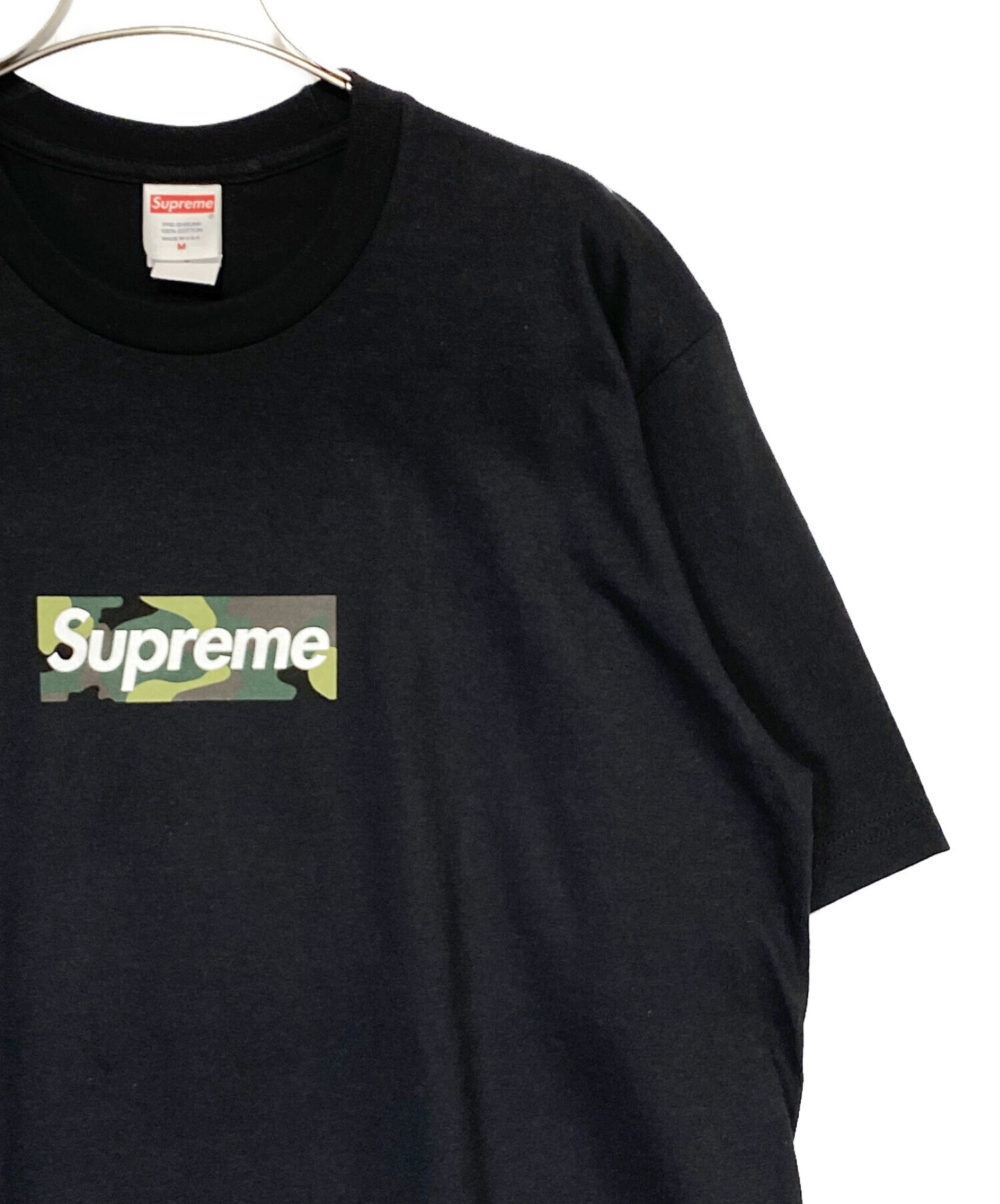 中古・古着通販】SUPREME (シュプリーム) CAMO BOX LOGO TEE ブラック 