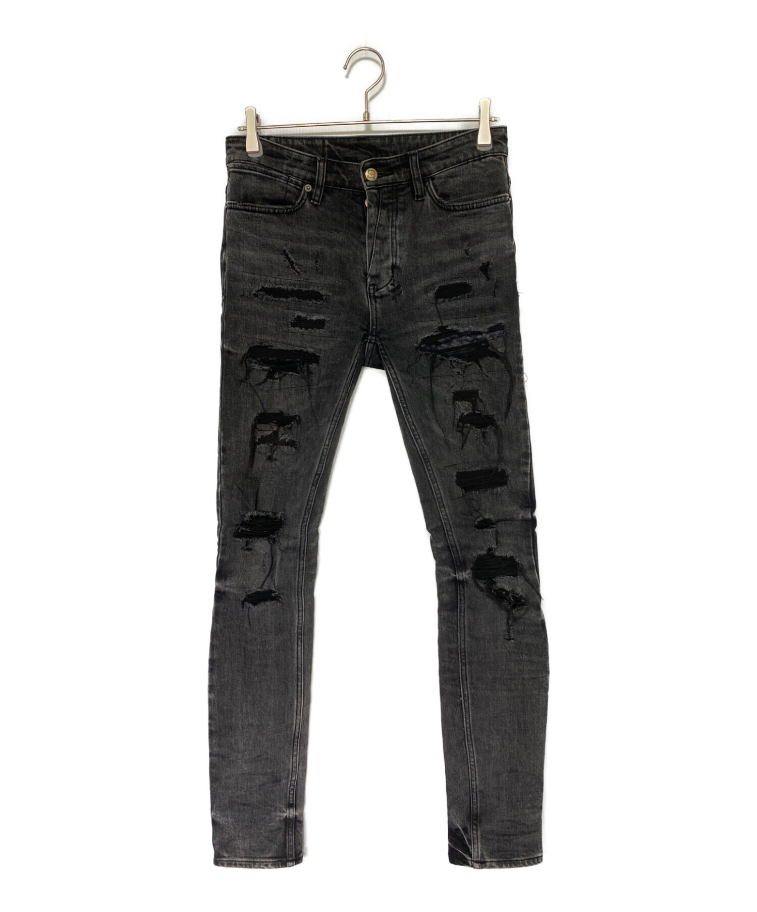 中古・古着通販】Ksubi (スビ) VAN WINKLE デニムパンツ グレー サイズ 