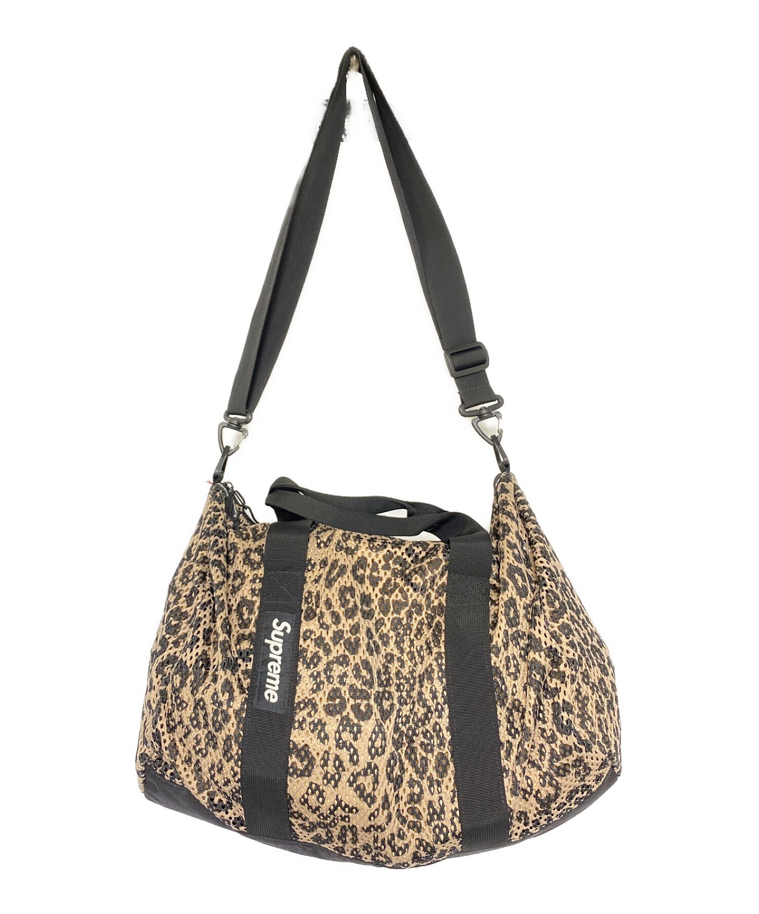 【美品】supreme Duffle Bag レオパード シュプリーム 豹柄 中古・古着通販】SUPREME (シュプリーム) Mesh Duffle Bag Leopard