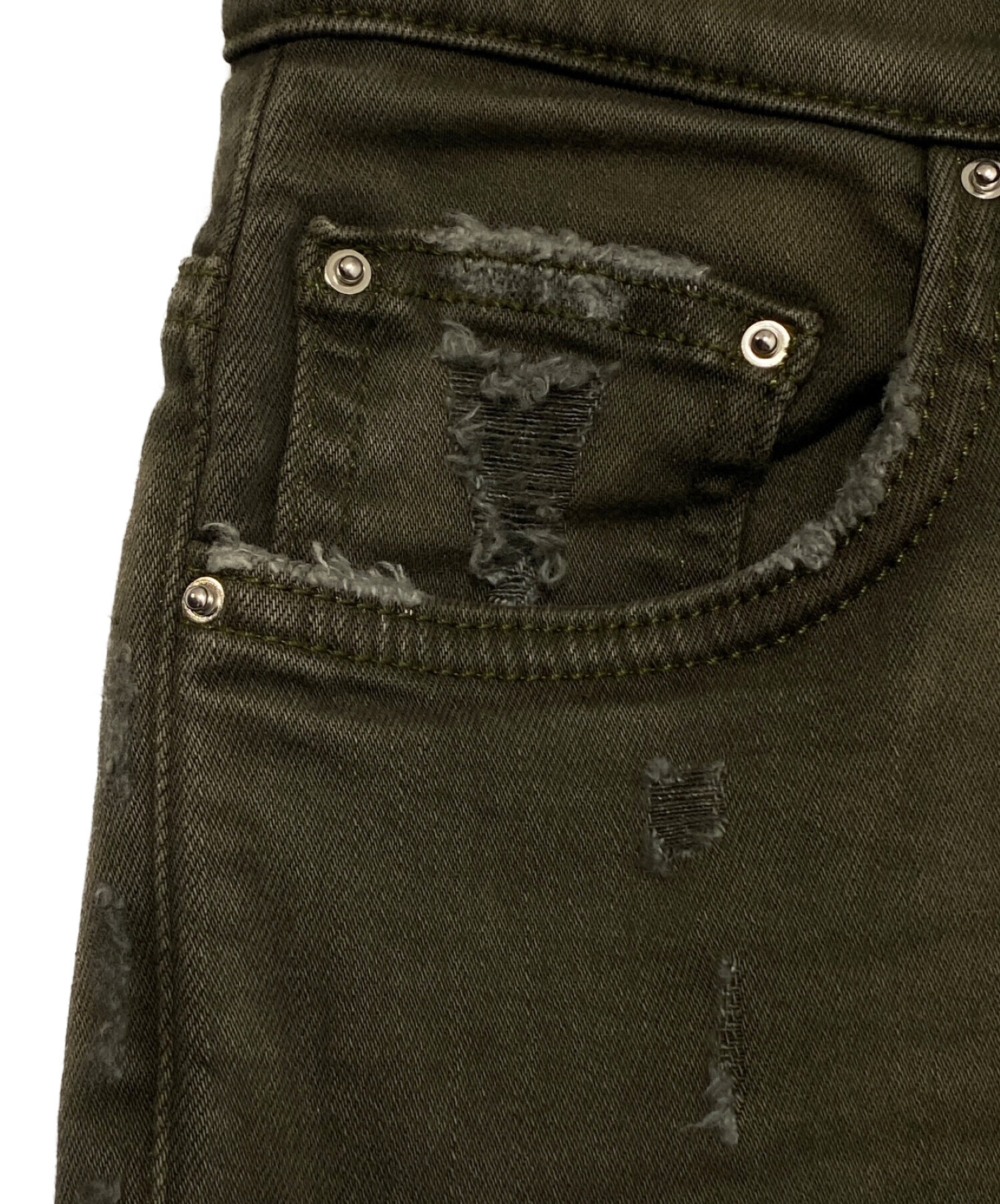 中古・古着通販】AMIRI (アミリ) MX1 BANDANA JEAN オリーブ サイズ:29