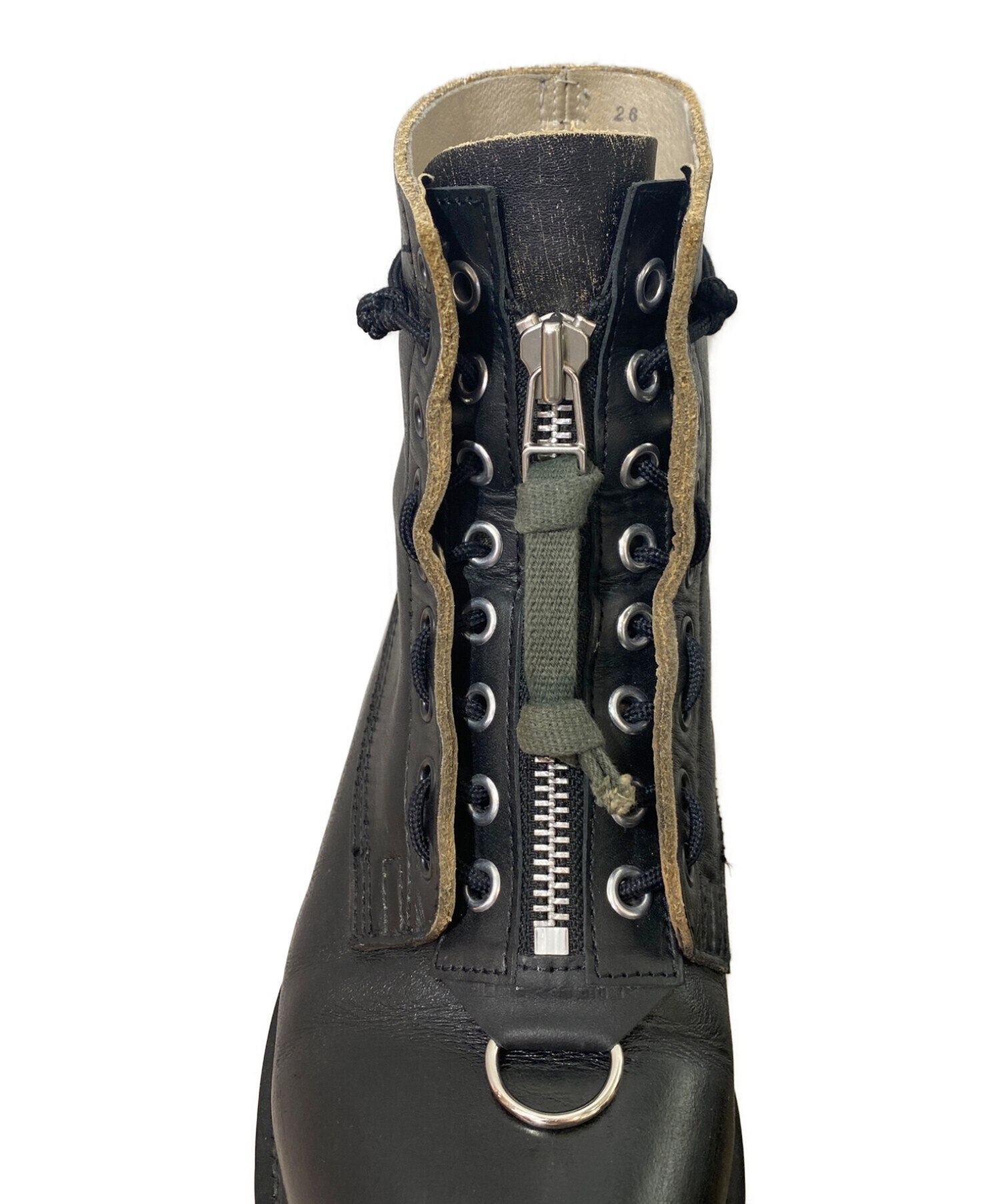 ★UNDERCOVERISM/アンダーカバイズム サイドジップ スラックスパンツ 3/メンズM相当/ダークグレー/ウール100%/センタープレス＃12487520