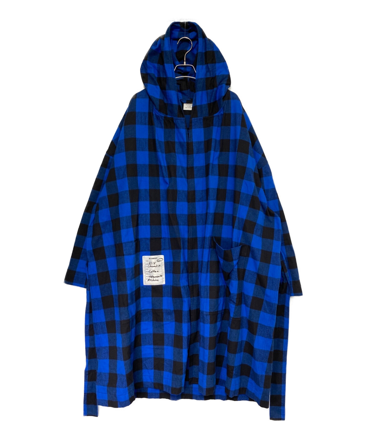中古・古着通販】VETEMENTS (ヴェトモン) Light Flannel Robe Coat
