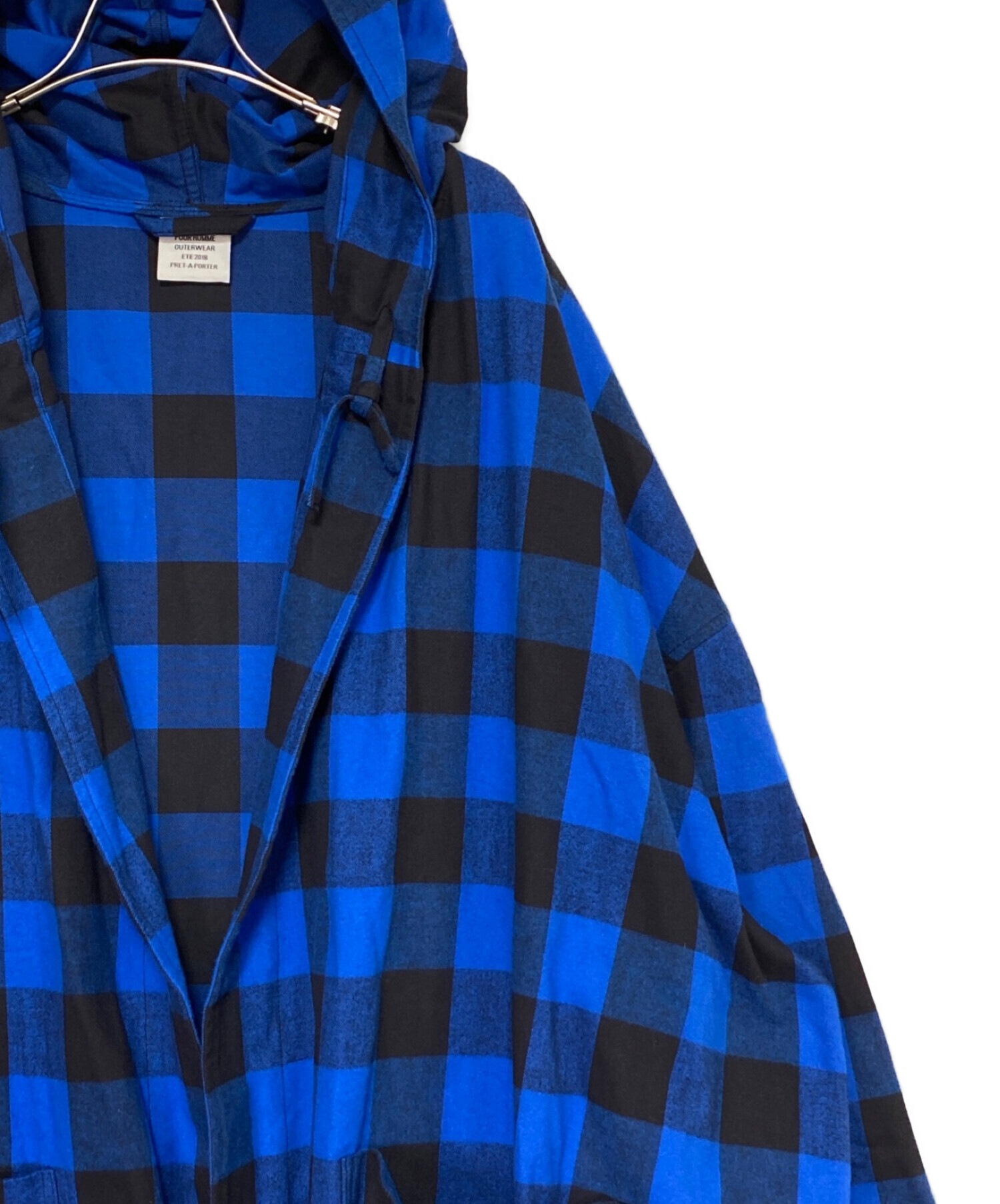 中古・古着通販】VETEMENTS (ヴェトモン) Light Flannel Robe Coat