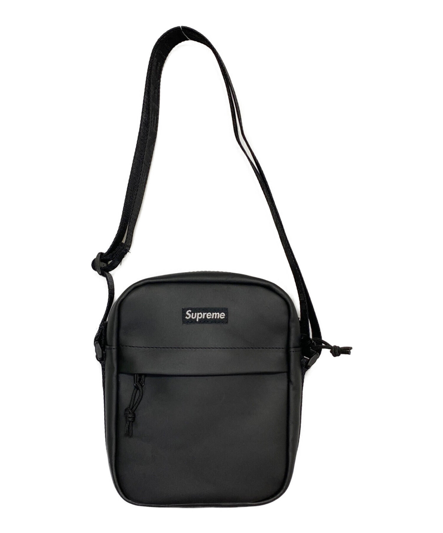 中古・古着通販】SUPREME (シュプリーム) Leather Shoulder Bag 