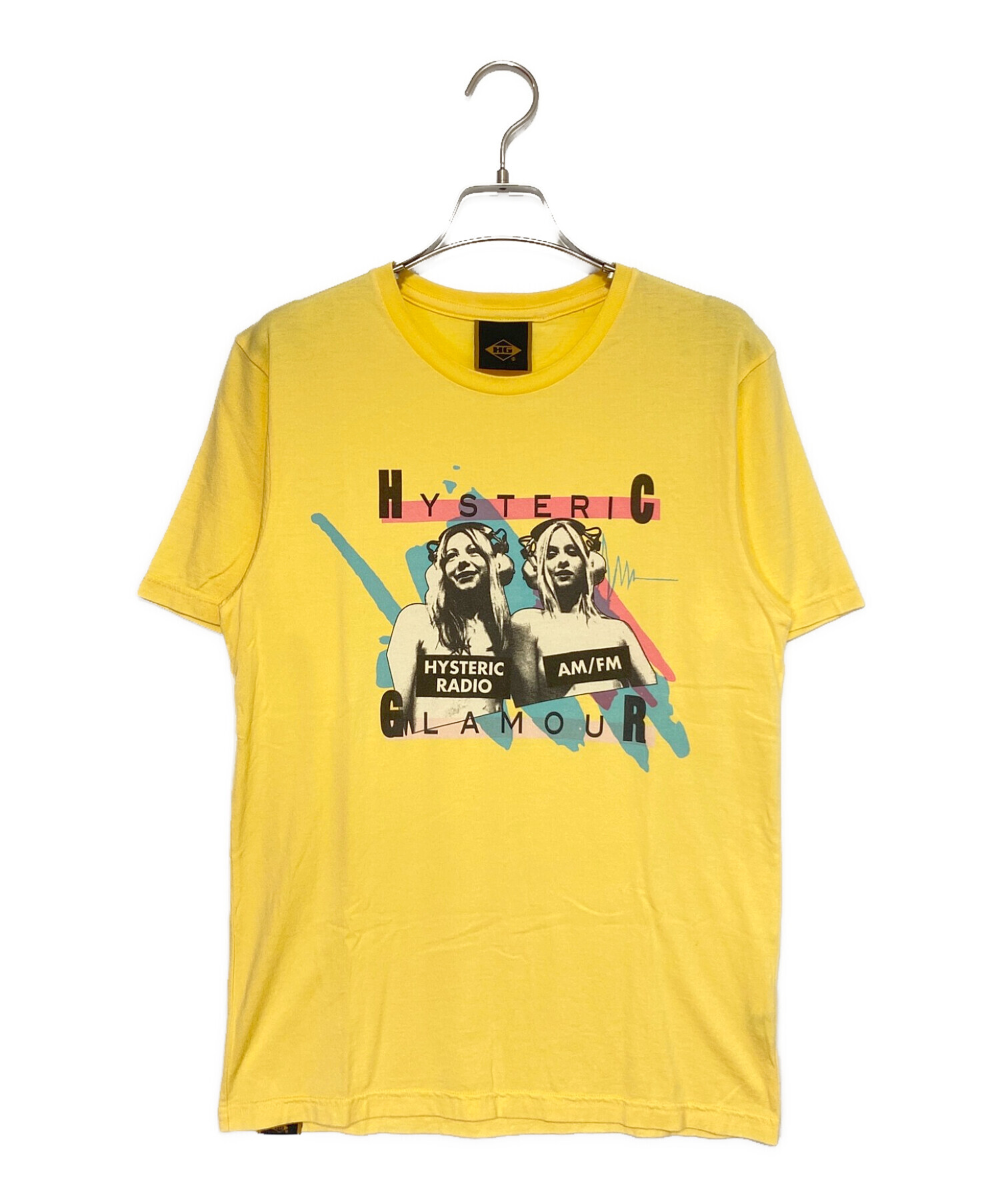 HYSTERIC GLAMOUR イエロープリントTシャツ