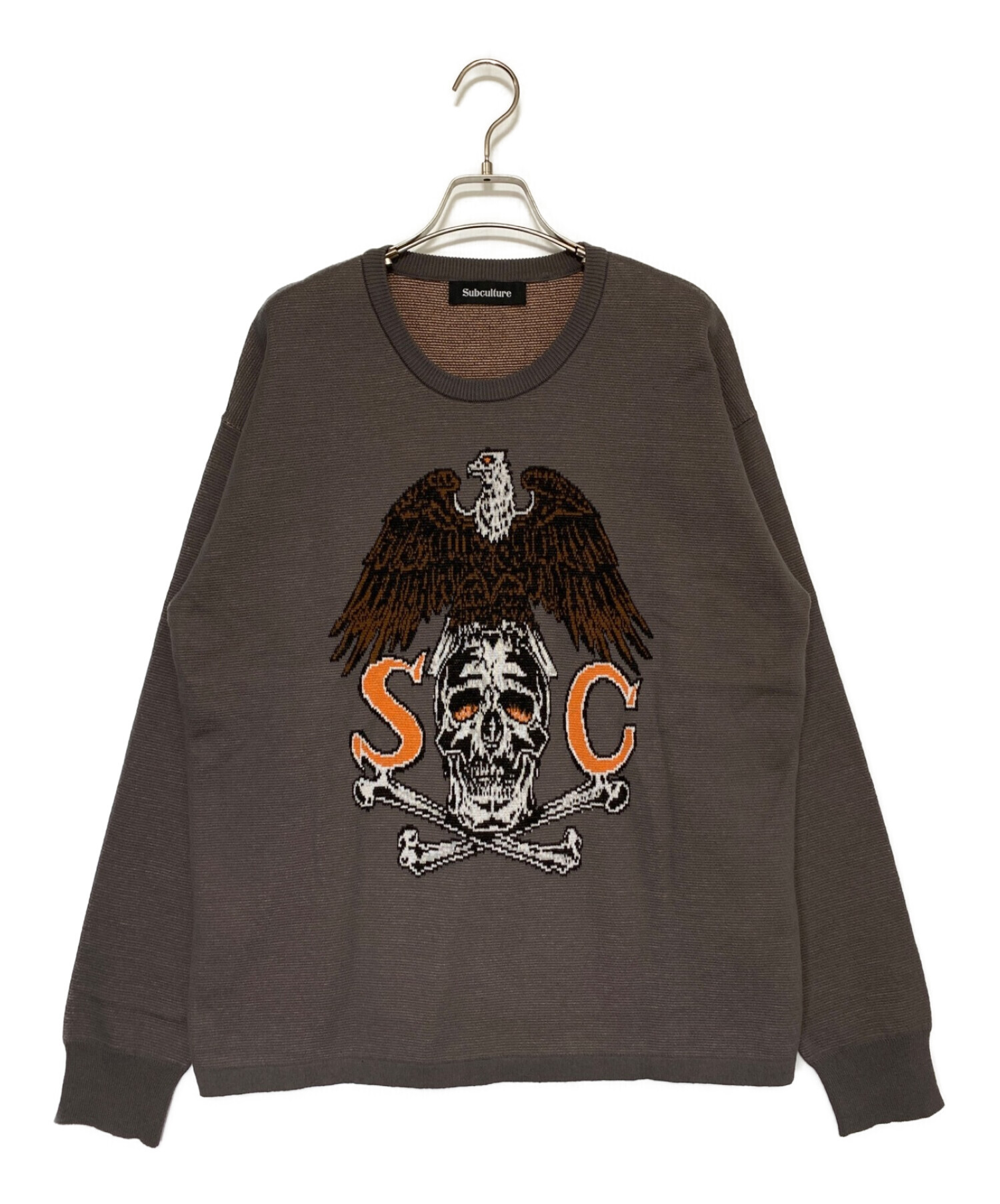 中古・古着通販】Subculture (サブカルチャー) JACQUARD COTTON KNIT