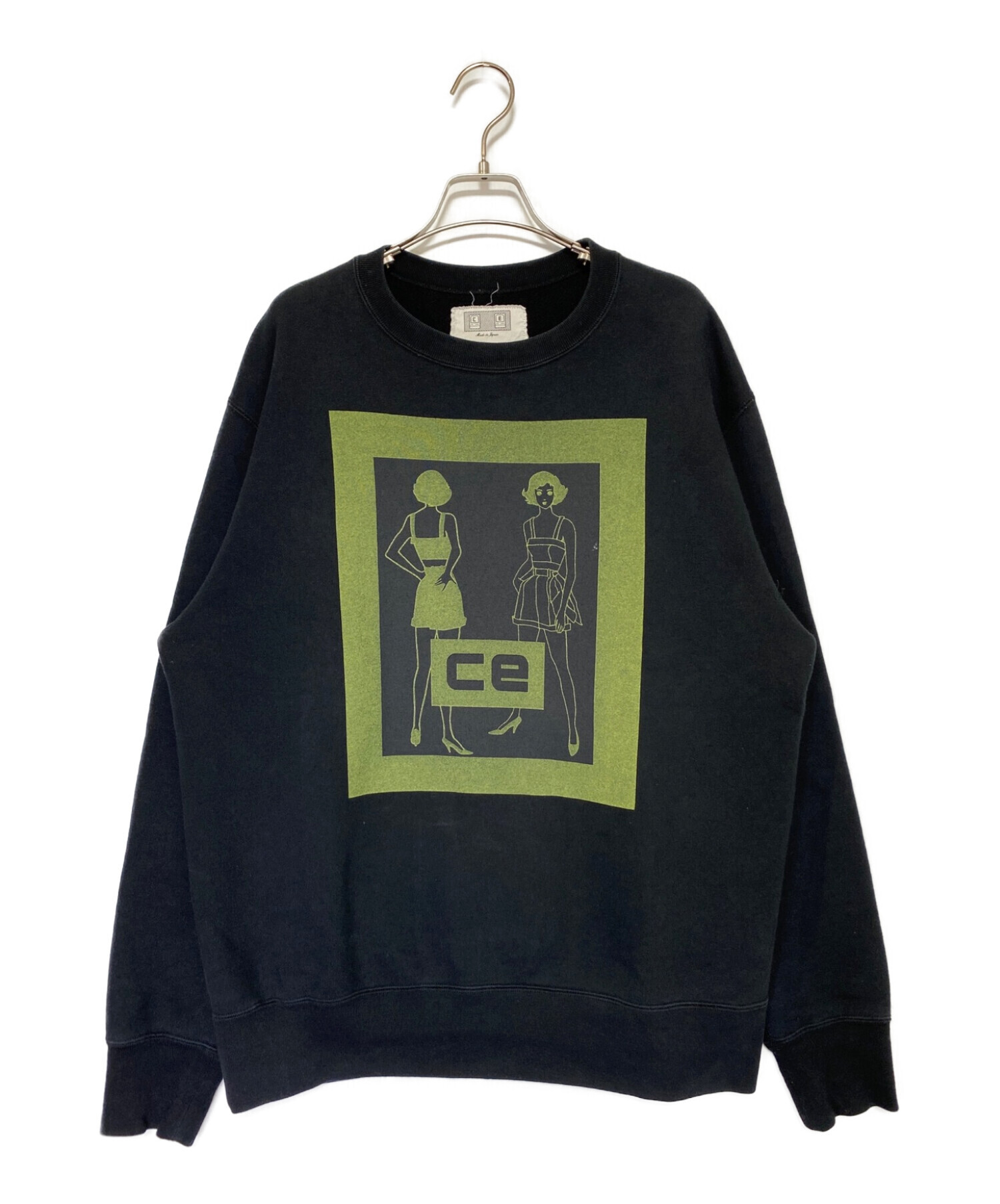 中古・古着通販】C.E (シーイー) クルーネックスウェット ブラック